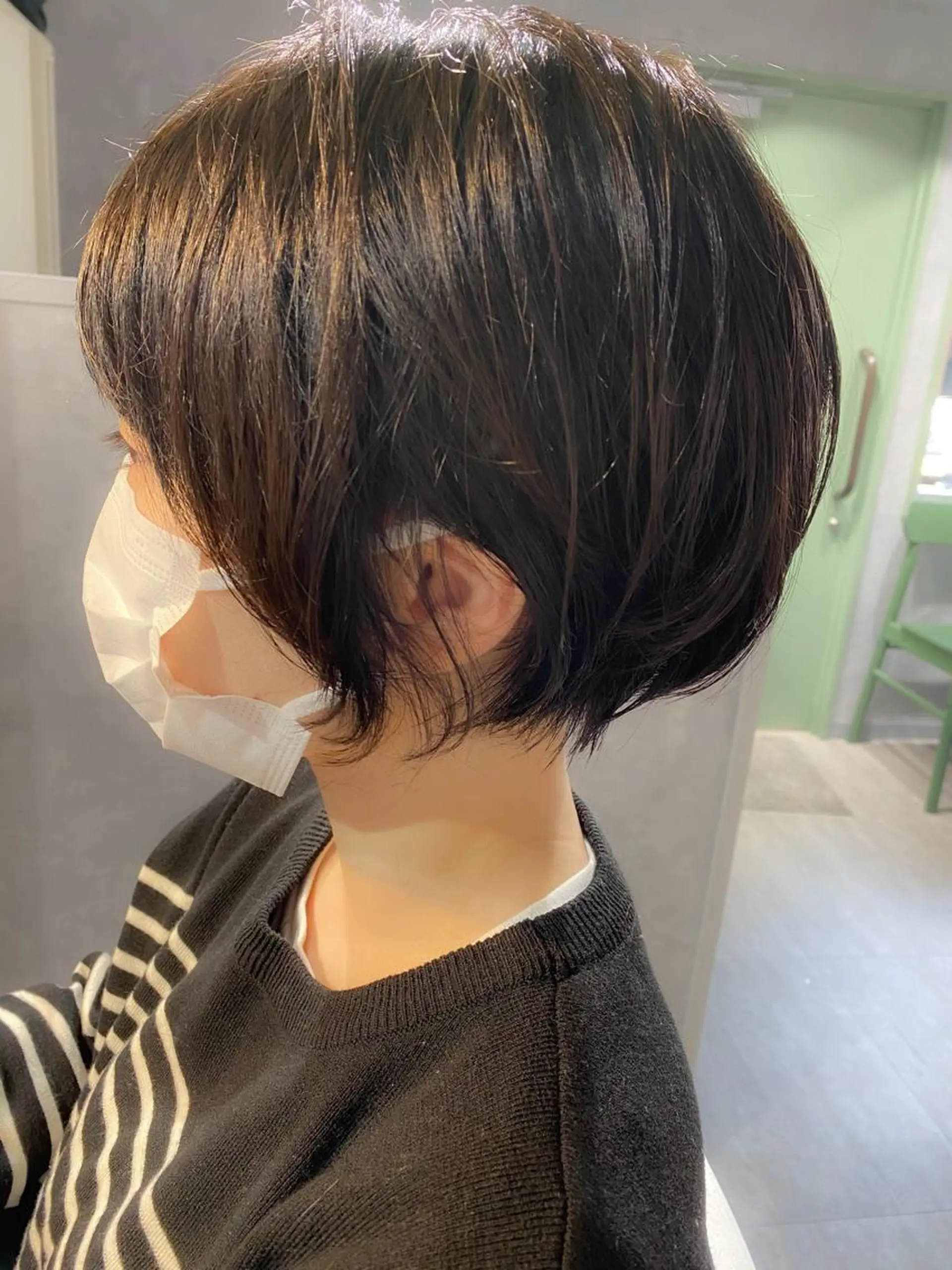 ショート カラー ショートボブ ボブ くせ毛 ショートヘア カット ヘアカラー トリートメント 久保亮太 /大人ショートのヘアスタイル