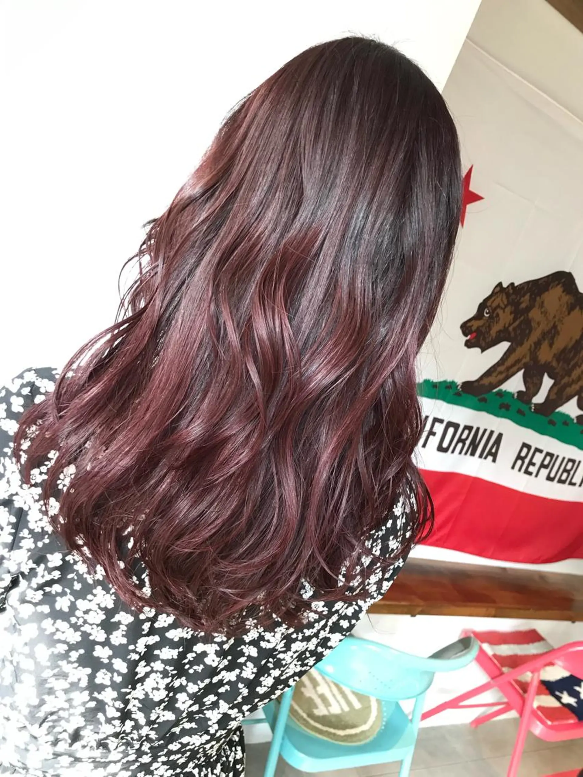 ミディアム カラー ヘアアレンジ ヘアカラー トリートメント ヘアセット ❤️カラー得意 🧡松浦睦樹❤️のヘアスタイル