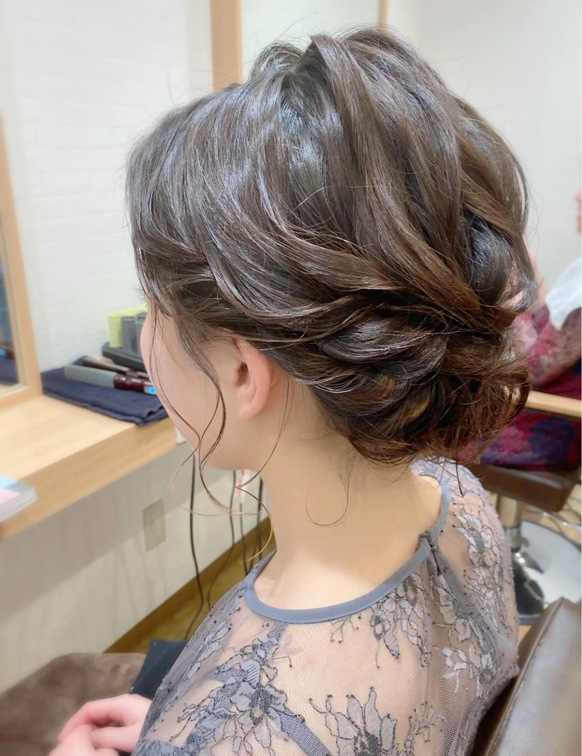 ヘアアレンジ ボブ ヘアセット GRANLUSSO 〜グランルッソ駅前店所属・木口 嘉美のヘアスタイル