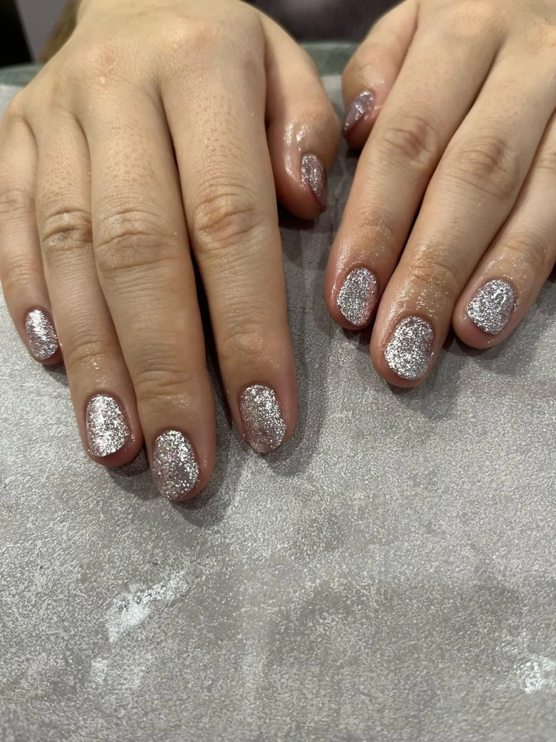 ネイル ラメ(グリッター) ワンカラーネイル wooone所属・wooone nail.rieのネイルデザイン