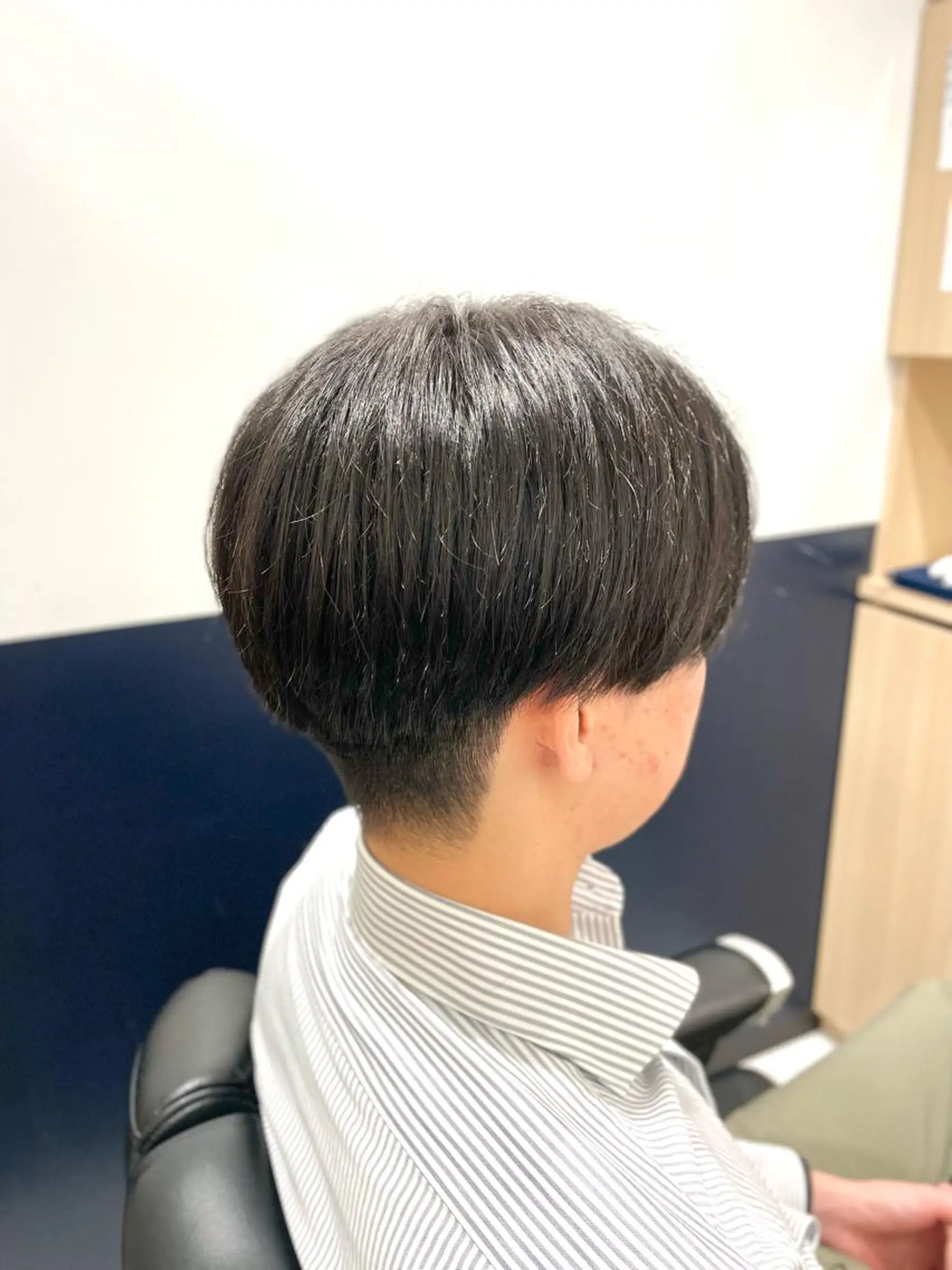 ショート メンズ センターパート カット 銀座メンズカット/ 銀座メンズパーマ/のヘアスタイル