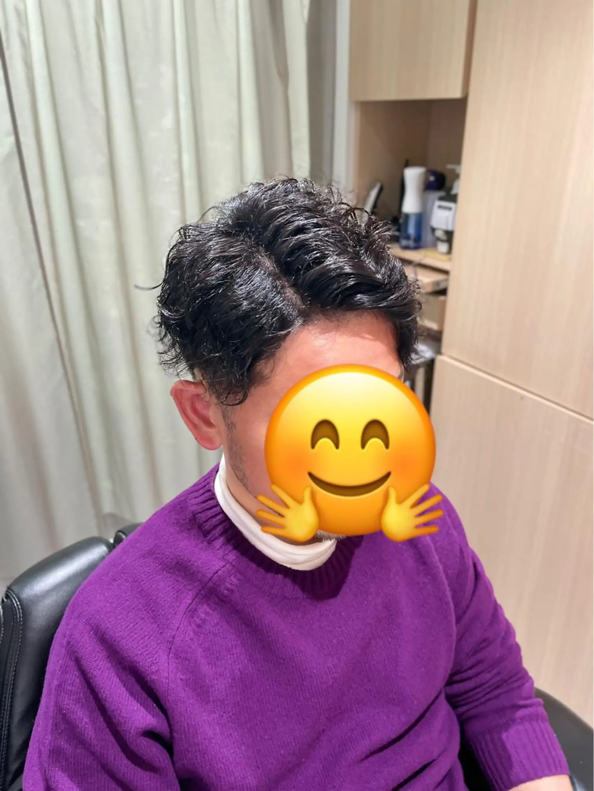 ショート パーマ メンズ メンズパーマ スパイラルパーマ カット パーマ 銀座メンズカット/ 銀座メンズパーマ/のヘアスタイル