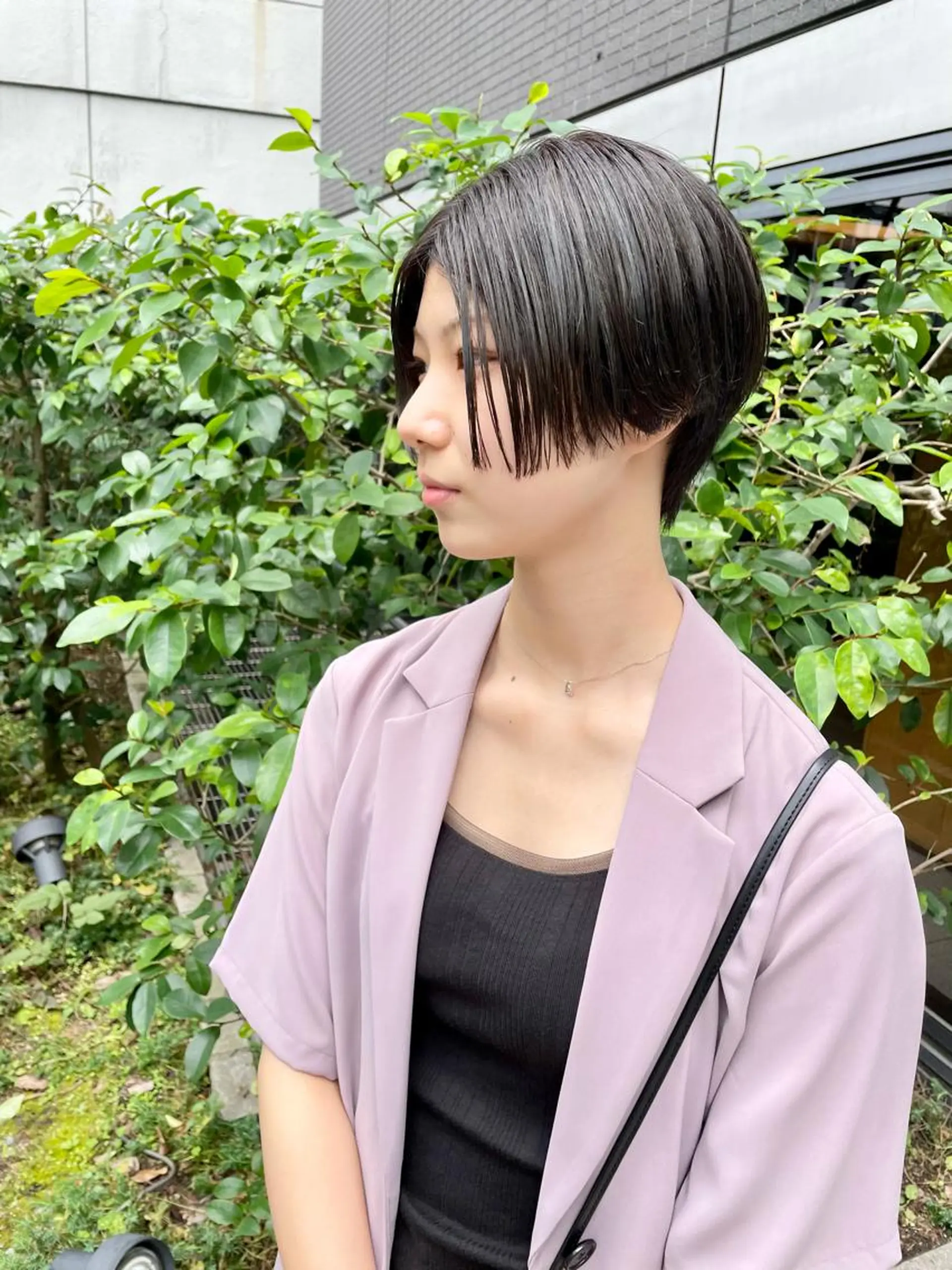 ショート カラー パーマ ヘアアレンジ メンズ キッズ ネイル マツエク・マツパ ハンサムショート ショートヘア ショートネイル カット ヘアカラー トリートメント tatsumi/ボブ ウルフ/レイヤーのヘアスタイル