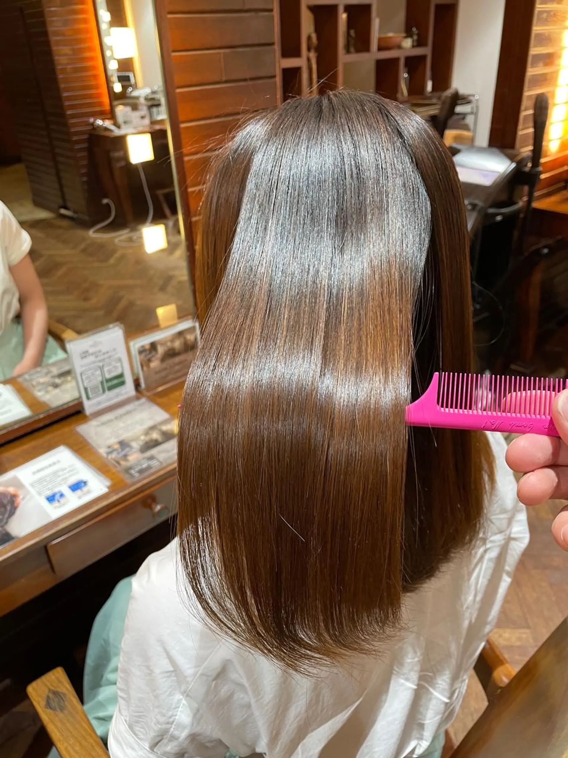 ミディアム ミディアムパーマ 酸性ストレート stylist YUTOのヘアスタイル