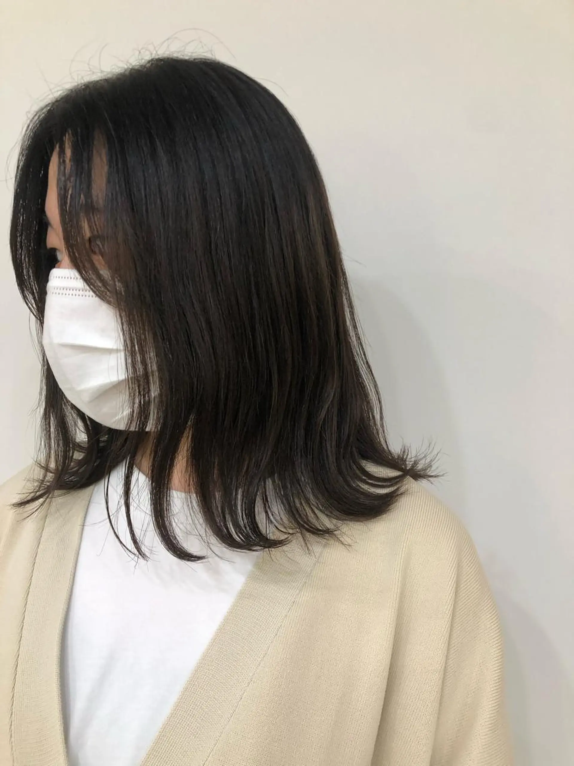 カラー オリーブカラー 杉林 莉沙のヘアスタイル