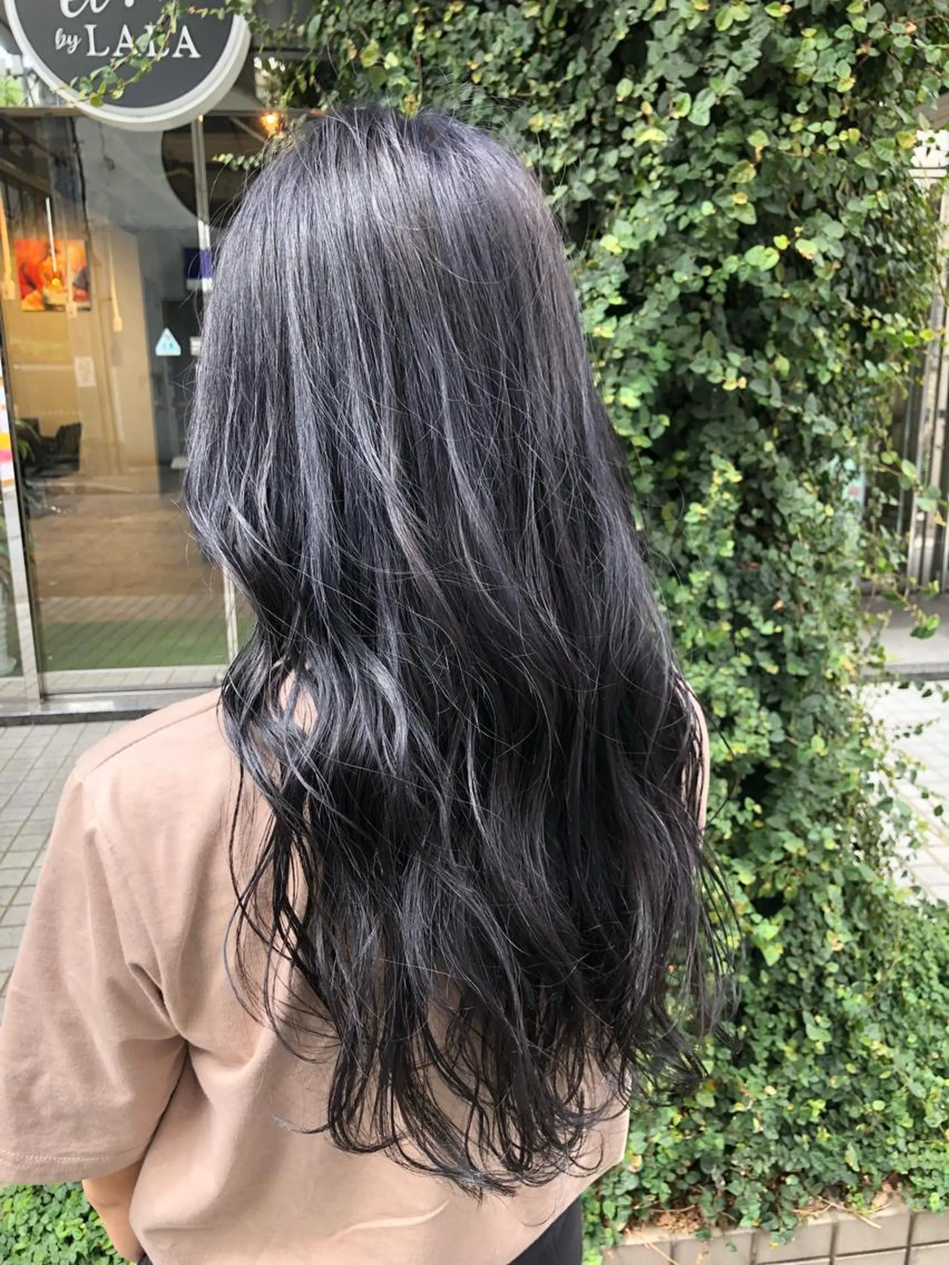 ロング カラー ヘアアレンジ ダークグレー ヘアカラー トリートメント ボブ/レイヤー/ ウルフ/池澤慎人のヘアスタイル