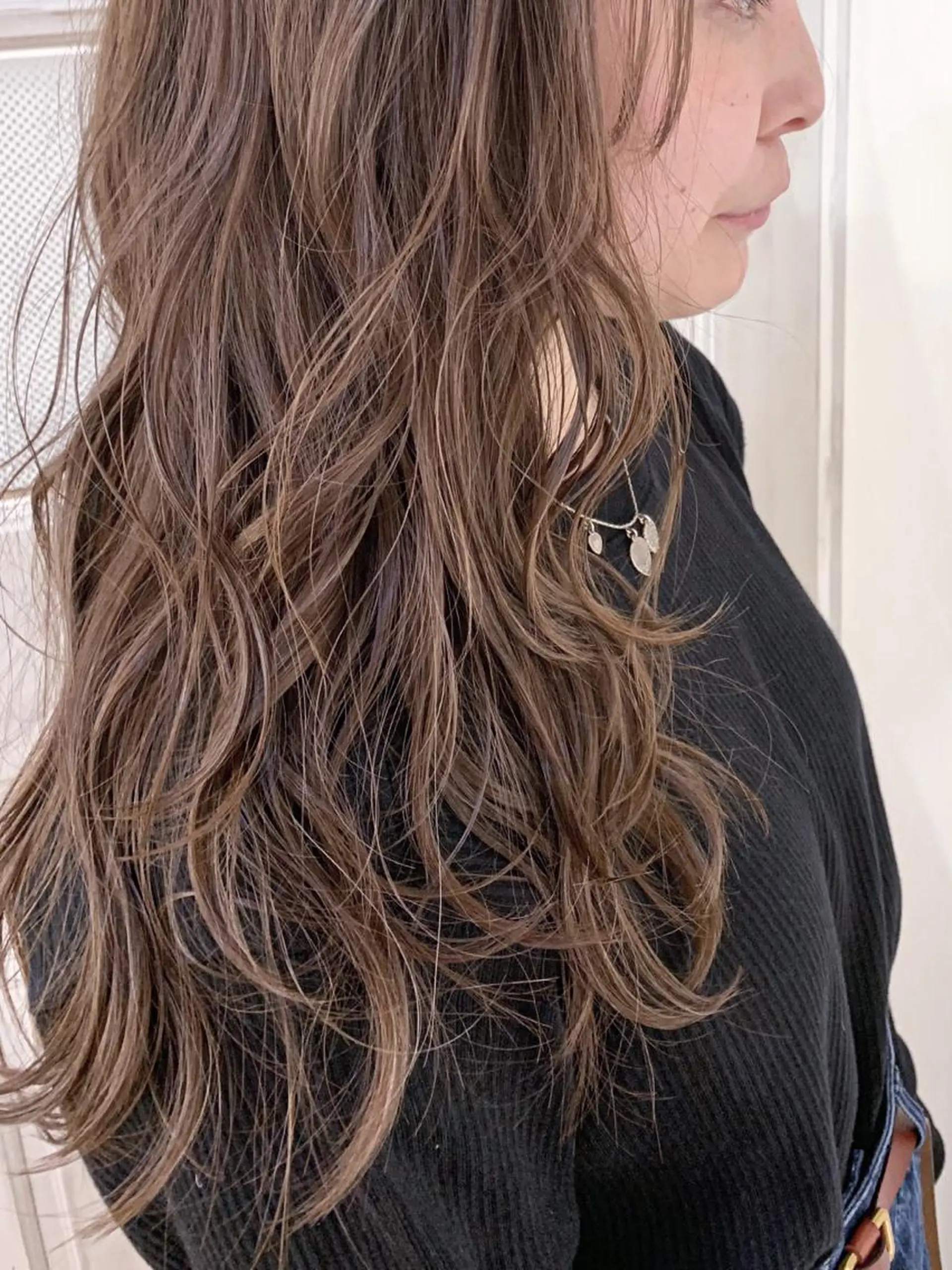 ロング カット ヘアカラー トリートメント maki ＊のヘアスタイル