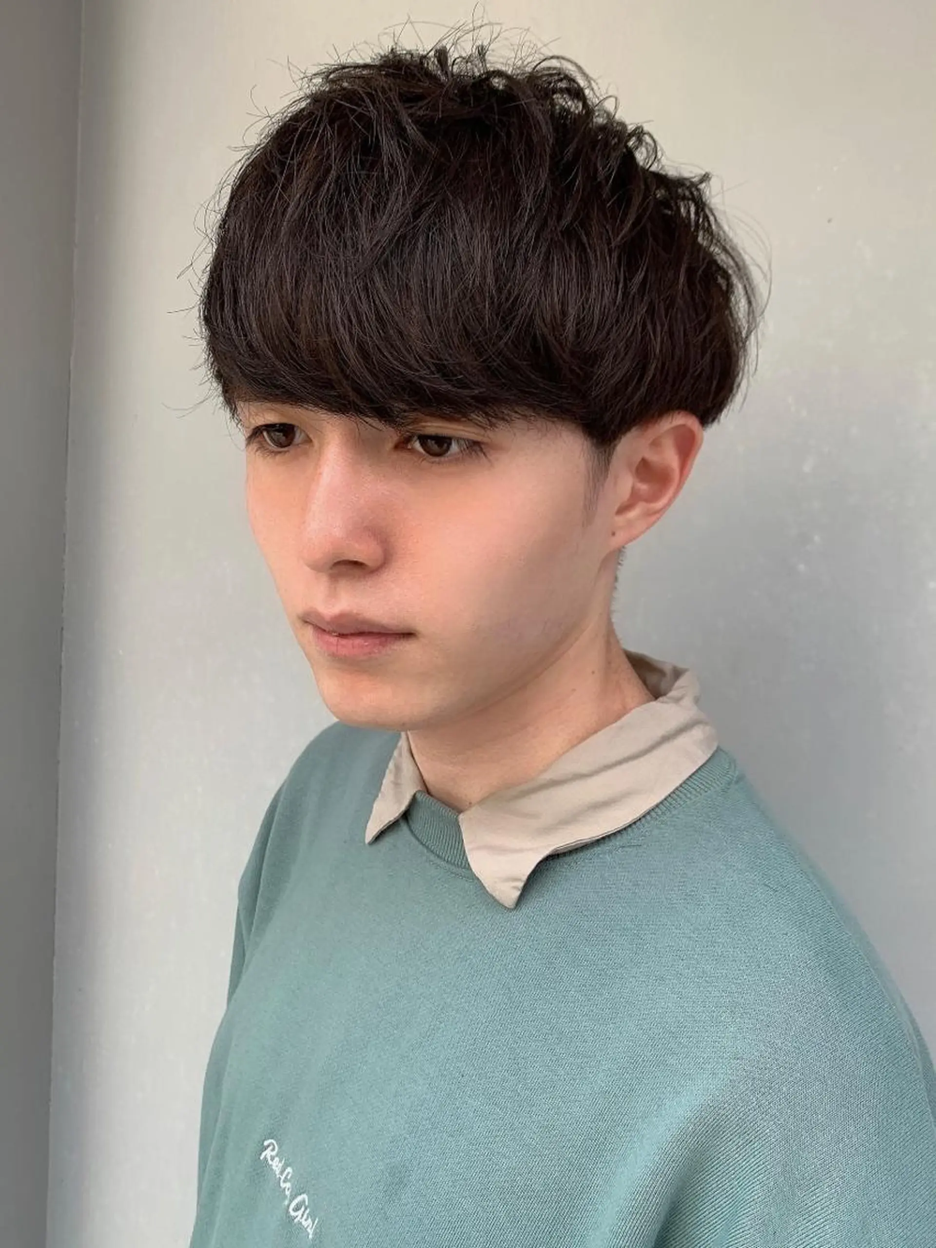 メンズ マッシュ カット 深沢 秀のヘアスタイル