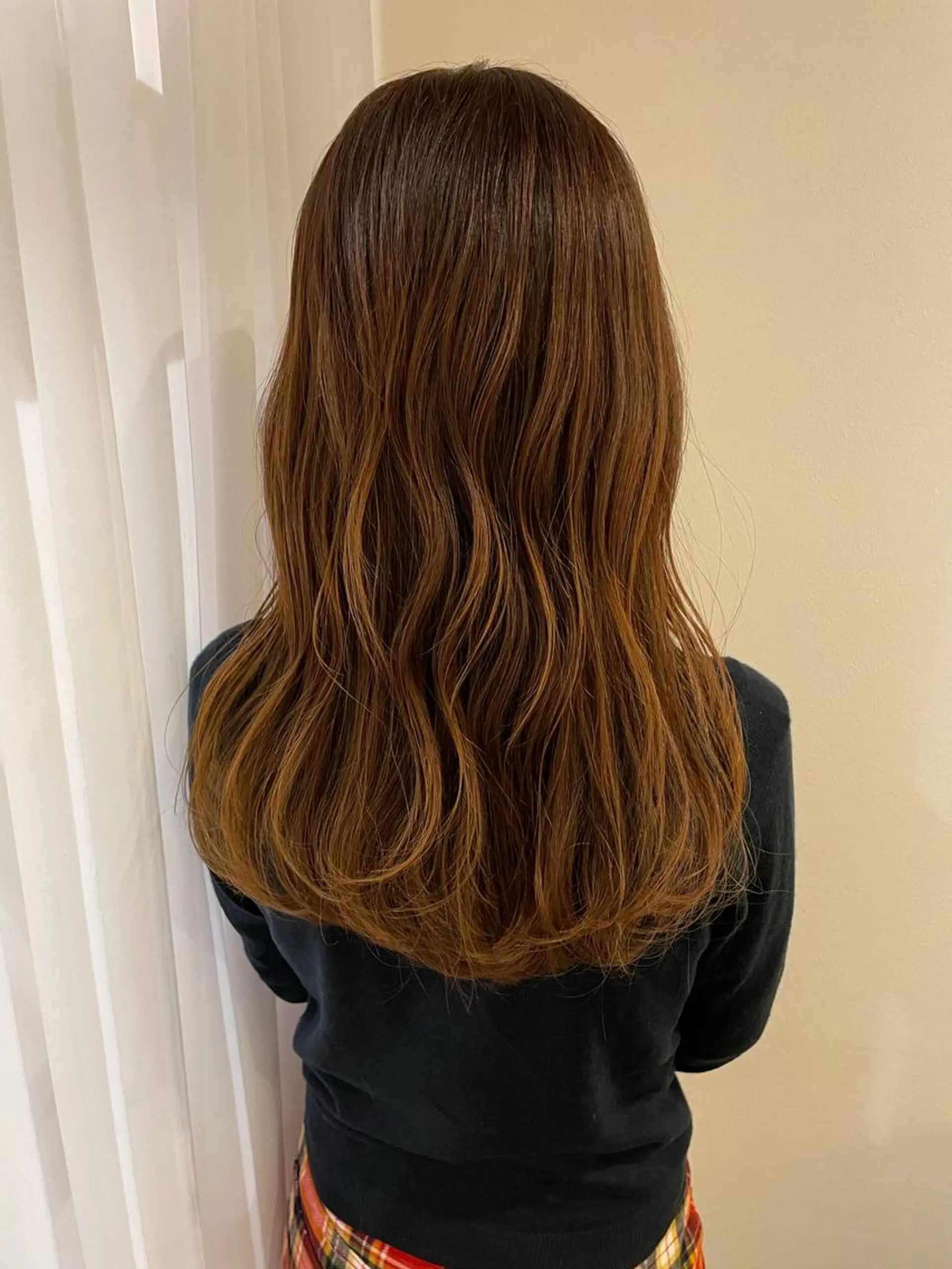 セミロング 藤井 みなみのヘアスタイル