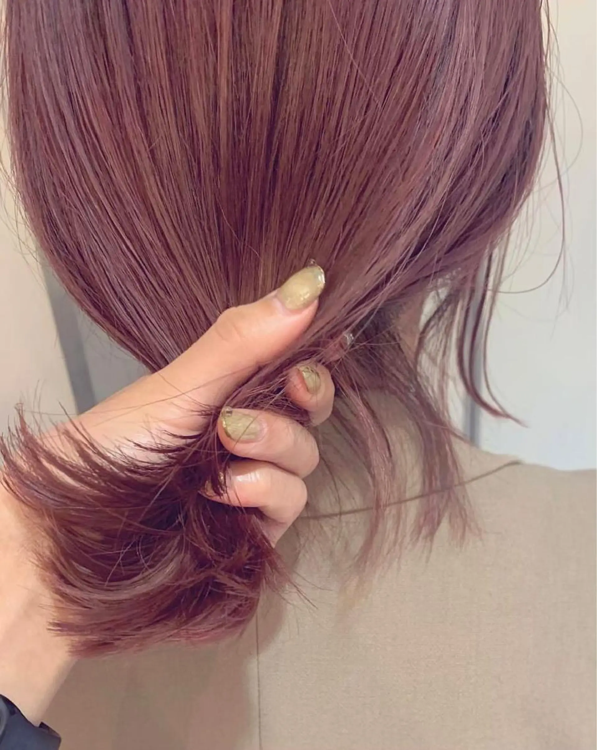 セミロング カラー 透明感カラー🪡🤍 nanao🤍🪡のヘアスタイル