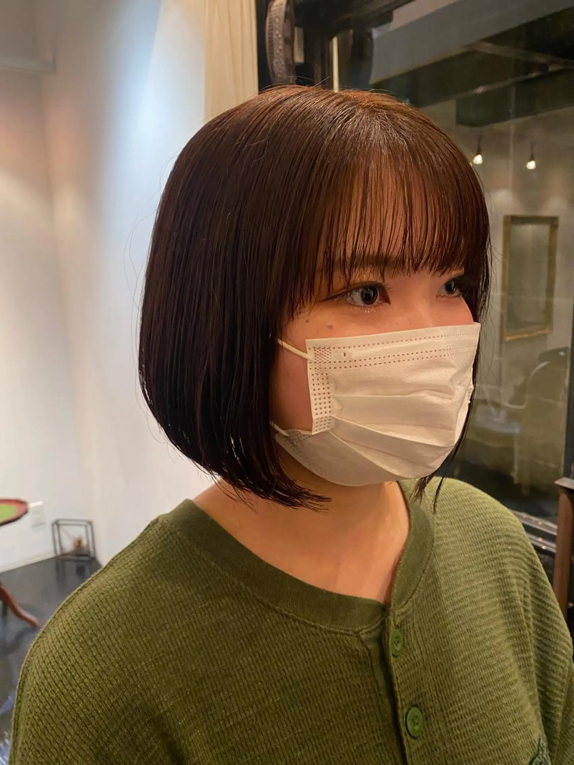 ミディアム NATSUKI😸 ‪✂︎‬南森町美容室のヘアスタイル