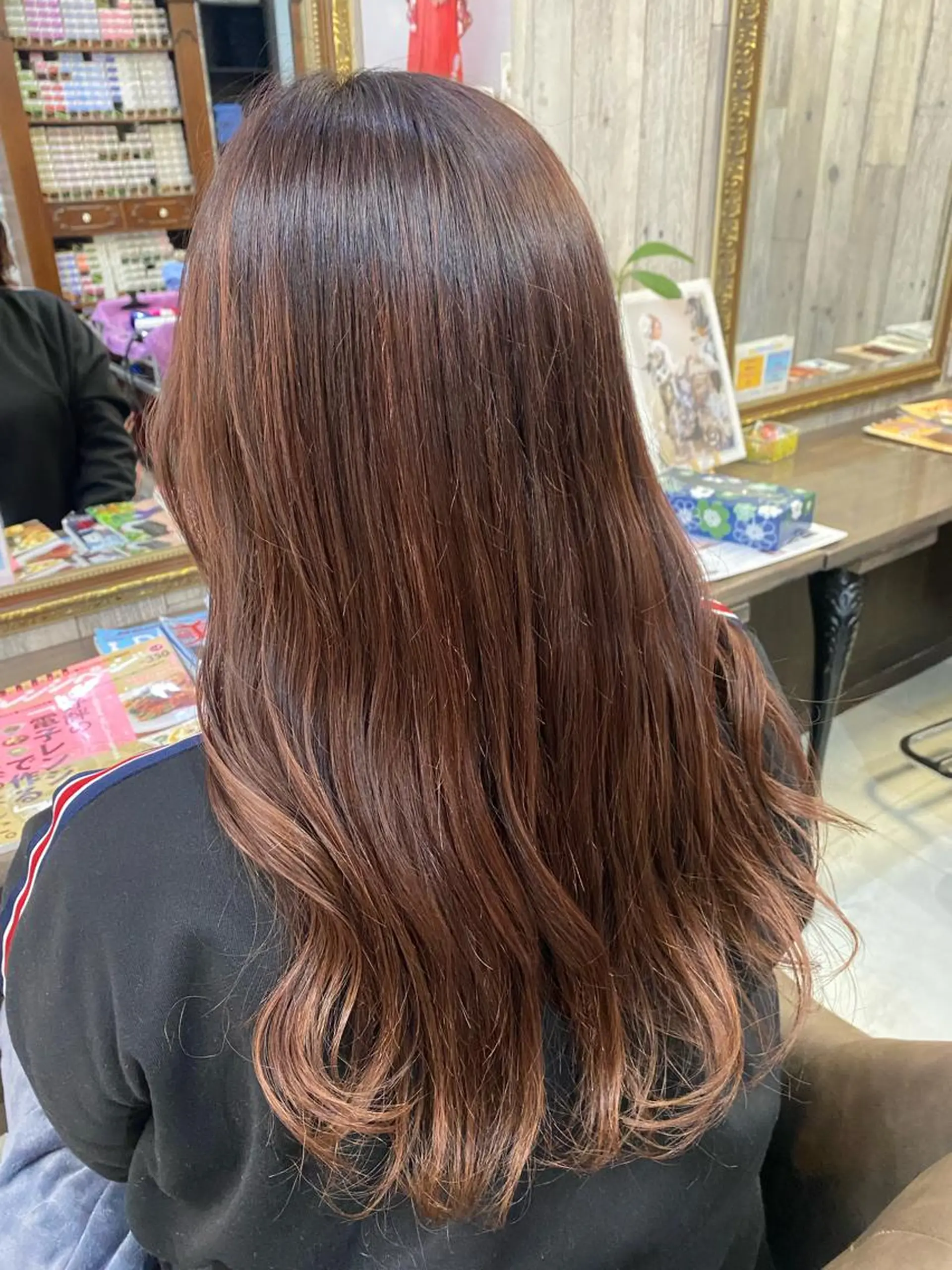 セミロング カット ヘアカラー 土屋朱理/ Doukeshiのヘアスタイル