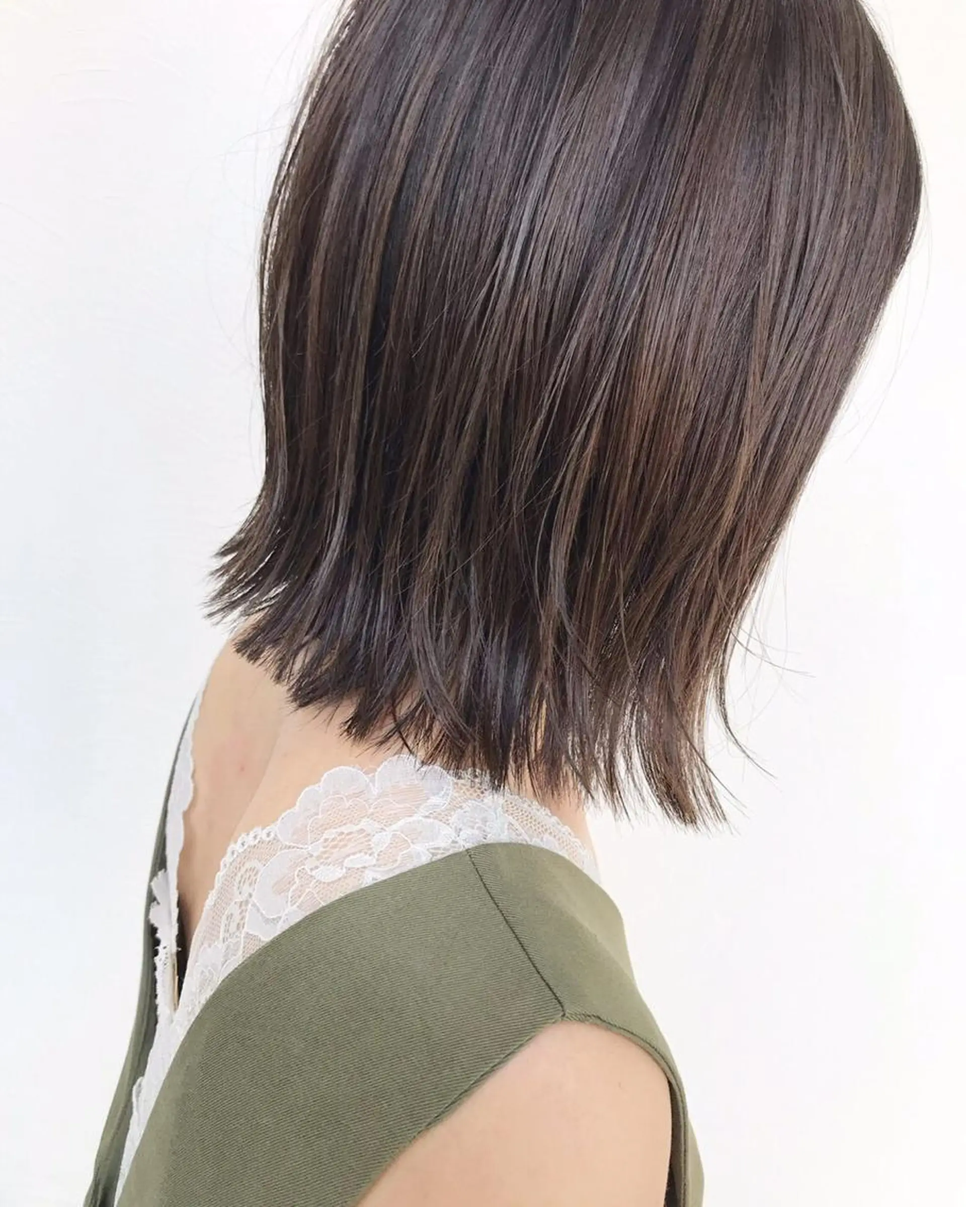 ミディアム カット ヘアカラー ボブ×縮毛矯正 ryotaのヘアスタイル