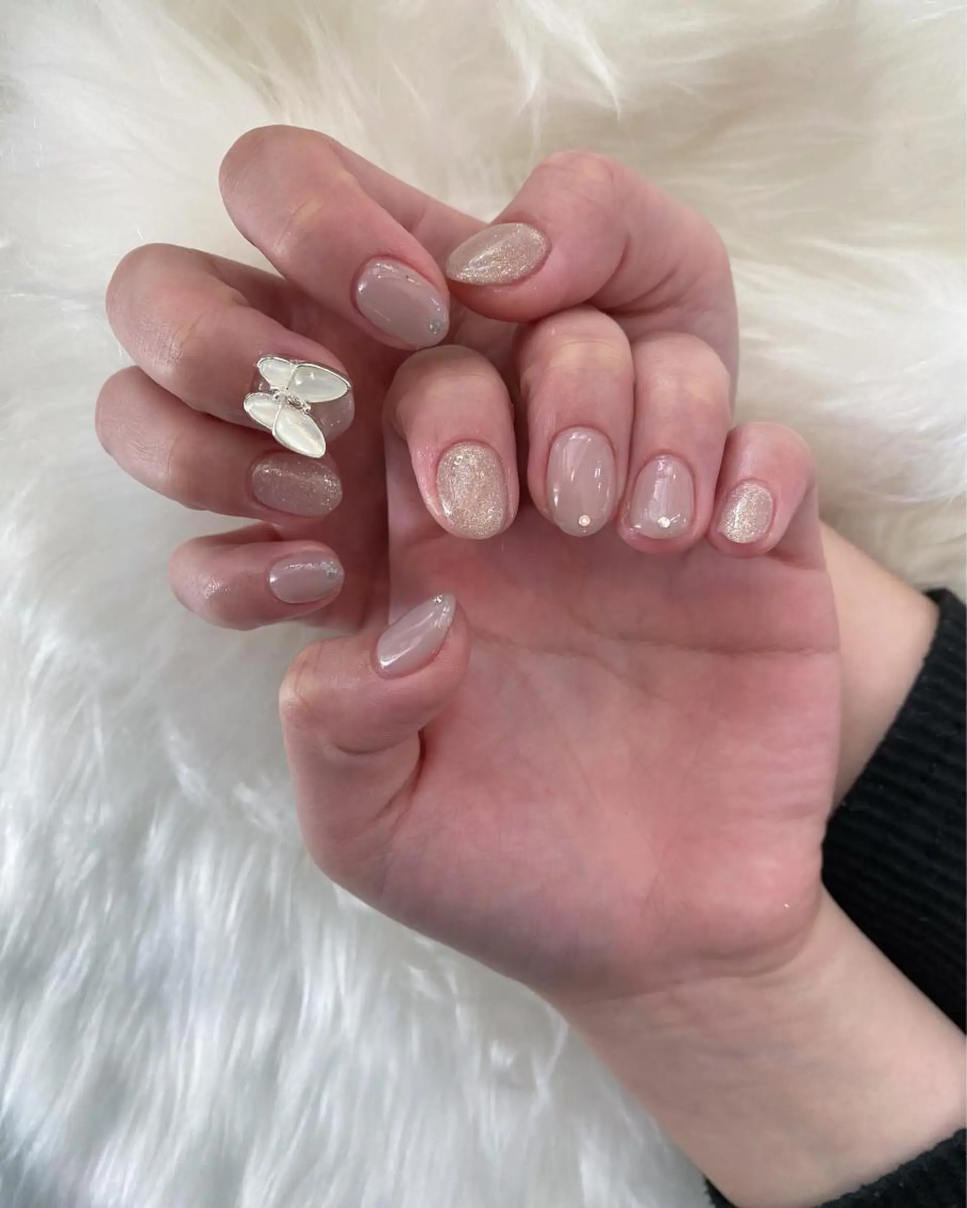 ネイル ハンドネイル crystal ⭐︎ colorのネイルデザイン