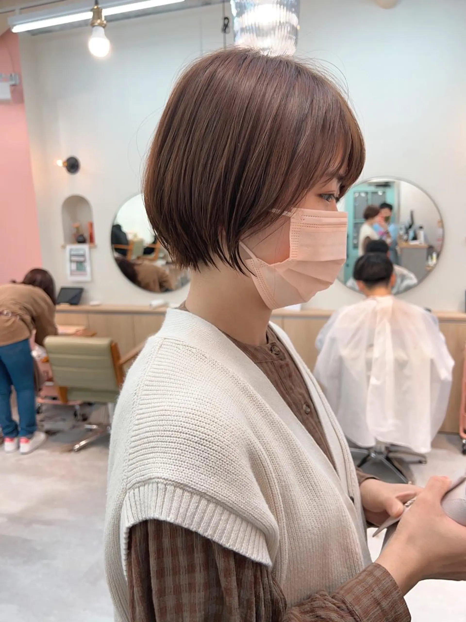 ショート カラー カット特化柏駅 徒歩3分LOUのヘアスタイル