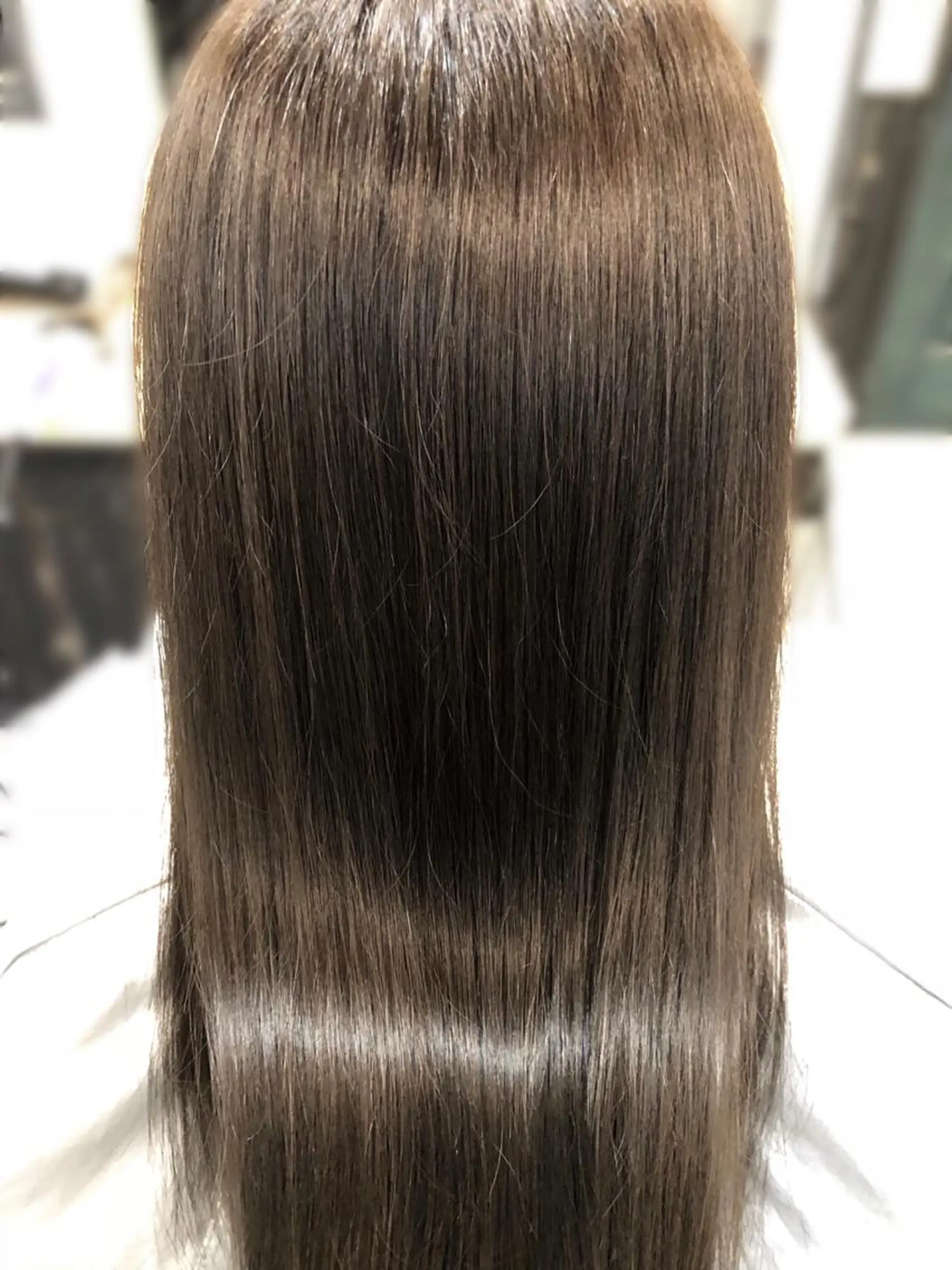 ロング カラー パーマ ヘアアレンジ アッシュ 透明感カラー イルミナカラー ラベンダーカラー ラベンダーアッシュ 美髪矯正 🌈髪質改善 山下のヘアスタイル