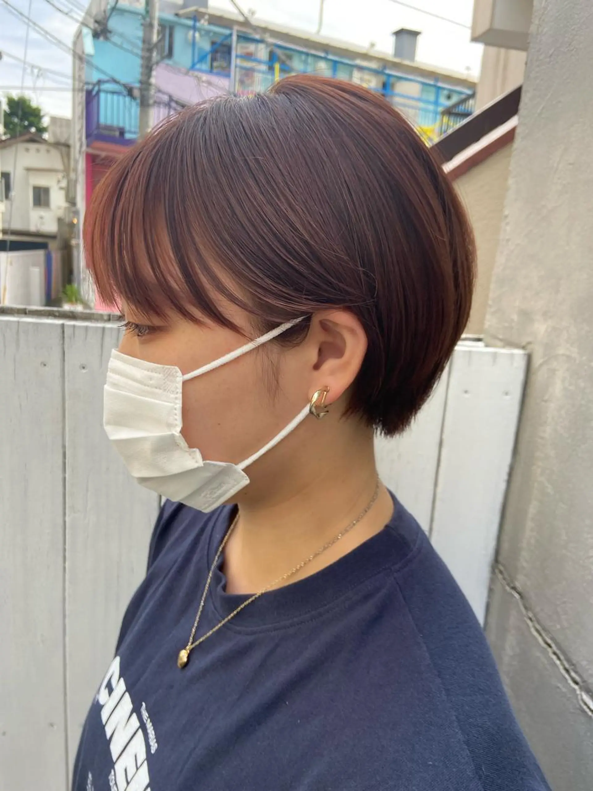 ショート 丸みショート ショートヘア カット ヘアカラー トリートメント 髪質改善/ヘアケア coiiはしもとはなのヘアスタイル