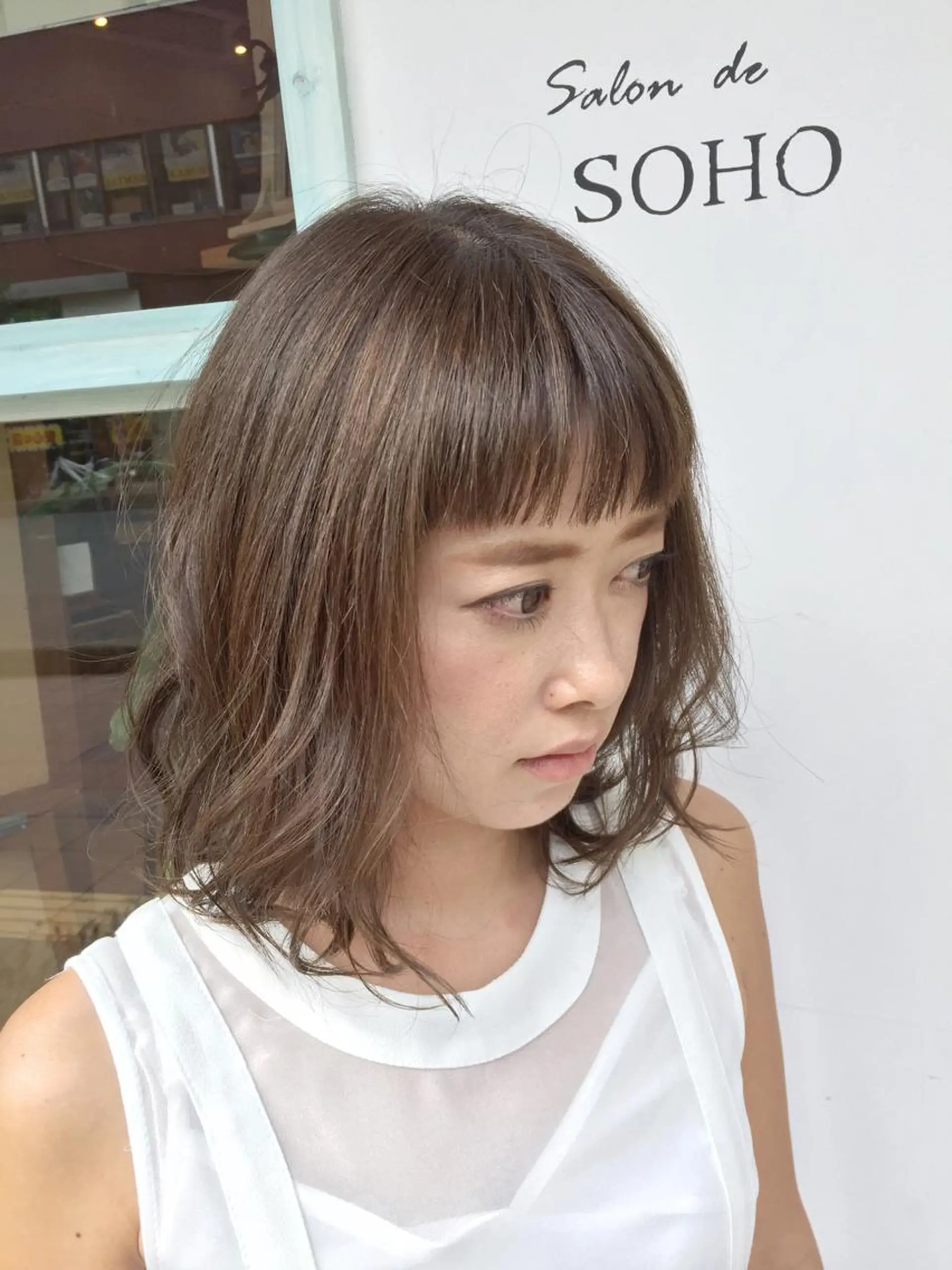 ミディアム オン眉 ◇おの あすか◇のヘアスタイル