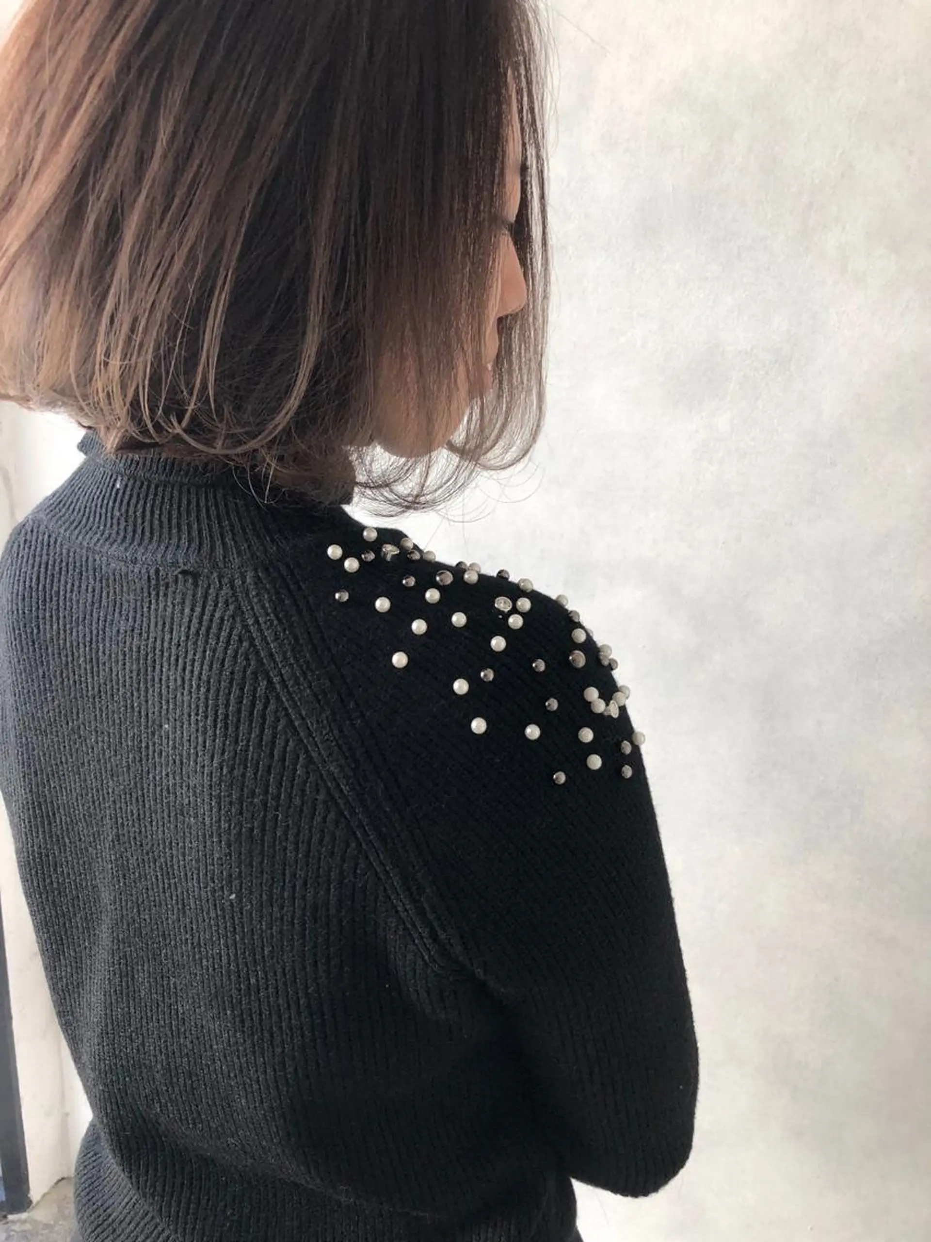 ミディアム 外国人風カラー ハイライト 小澤大輔 YOLO hairのヘアスタイル