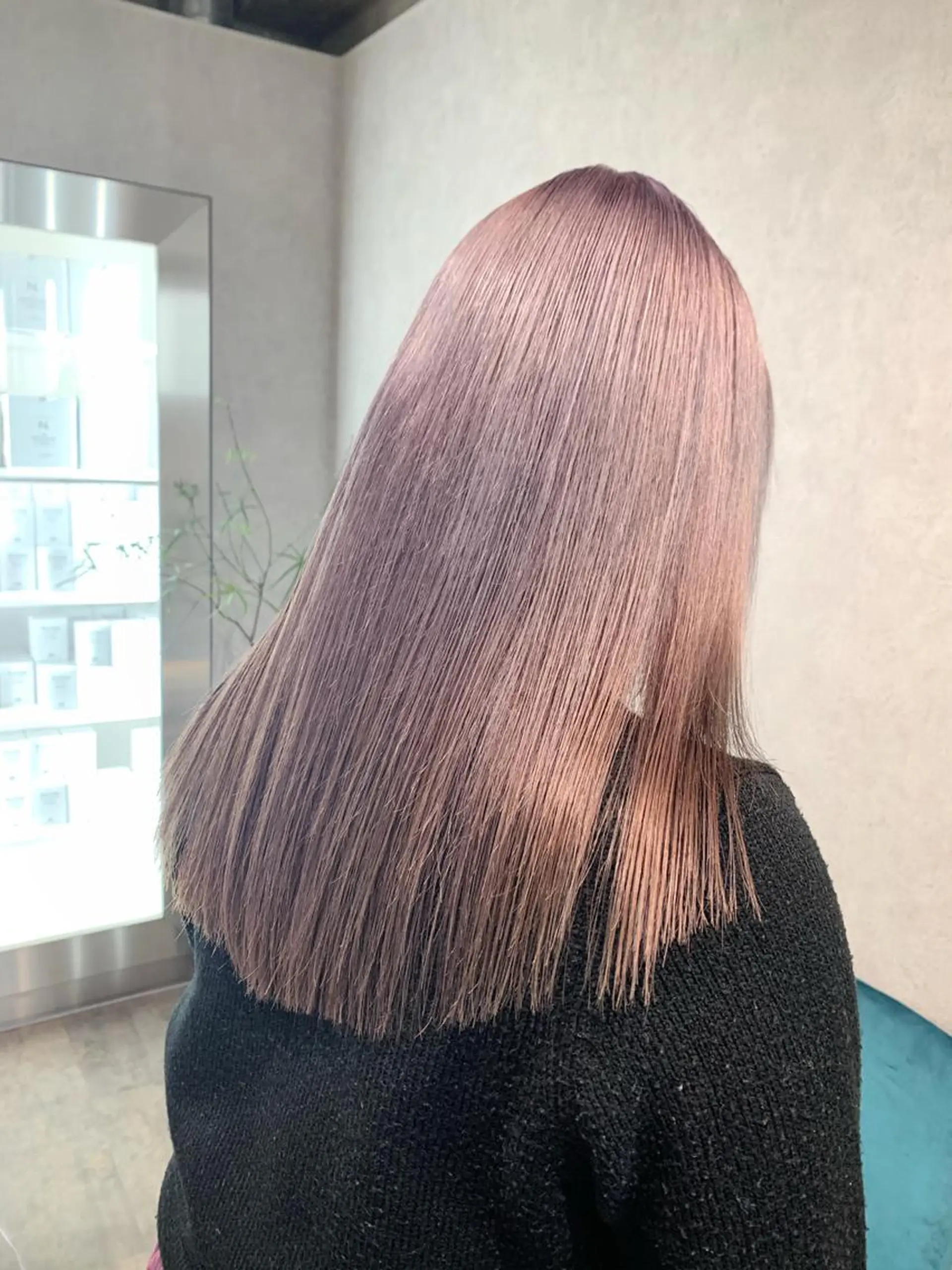 セミロング カラー ヘアカラー お洒落カジュアル🍃 まなとのヘアスタイル