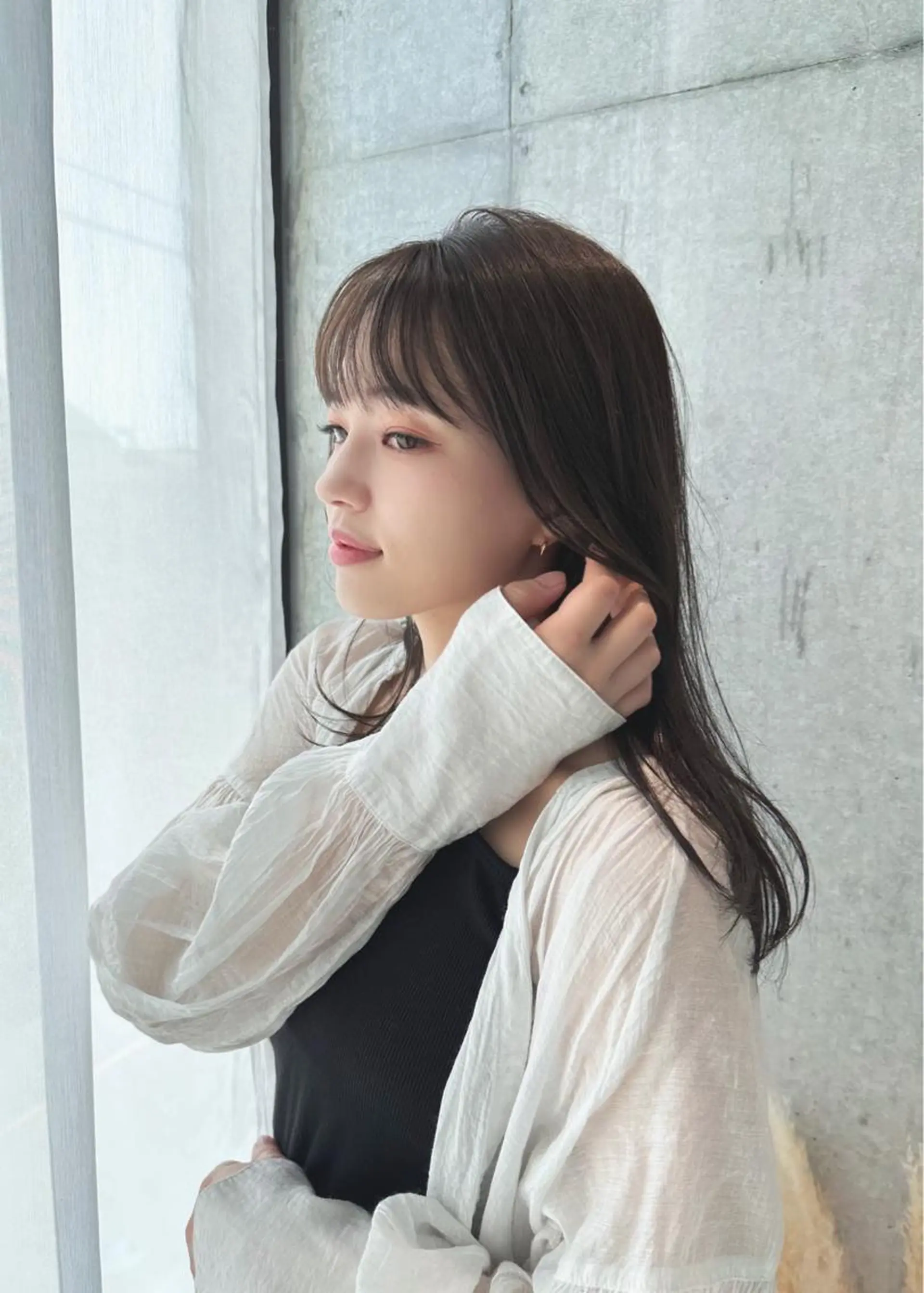 ロング カラー ヘアカラー トリートメント TRENCH　相澤 果歩のヘアスタイル