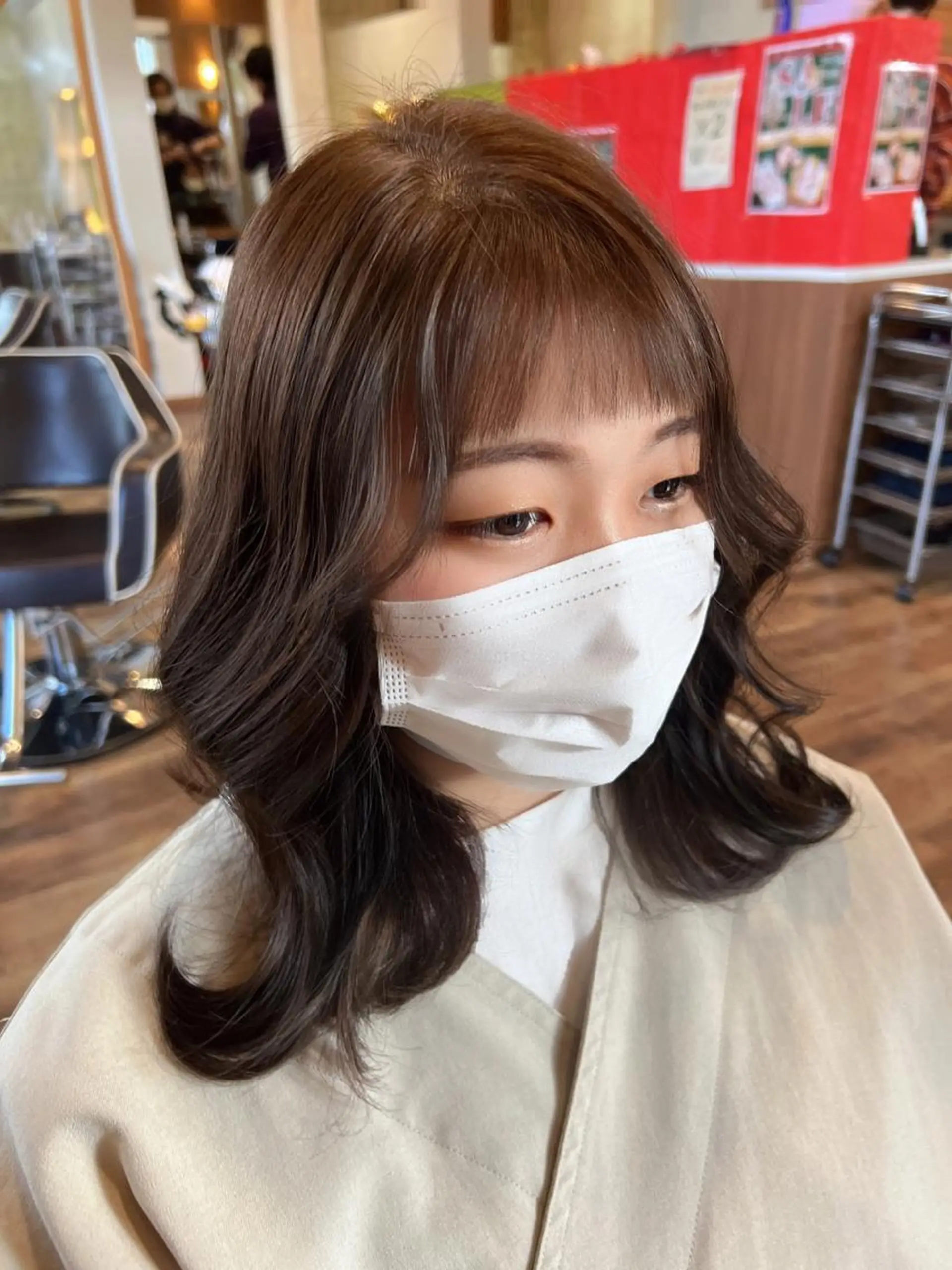 セミロング カラー 🌻井上 マリー🌻のヘアスタイル