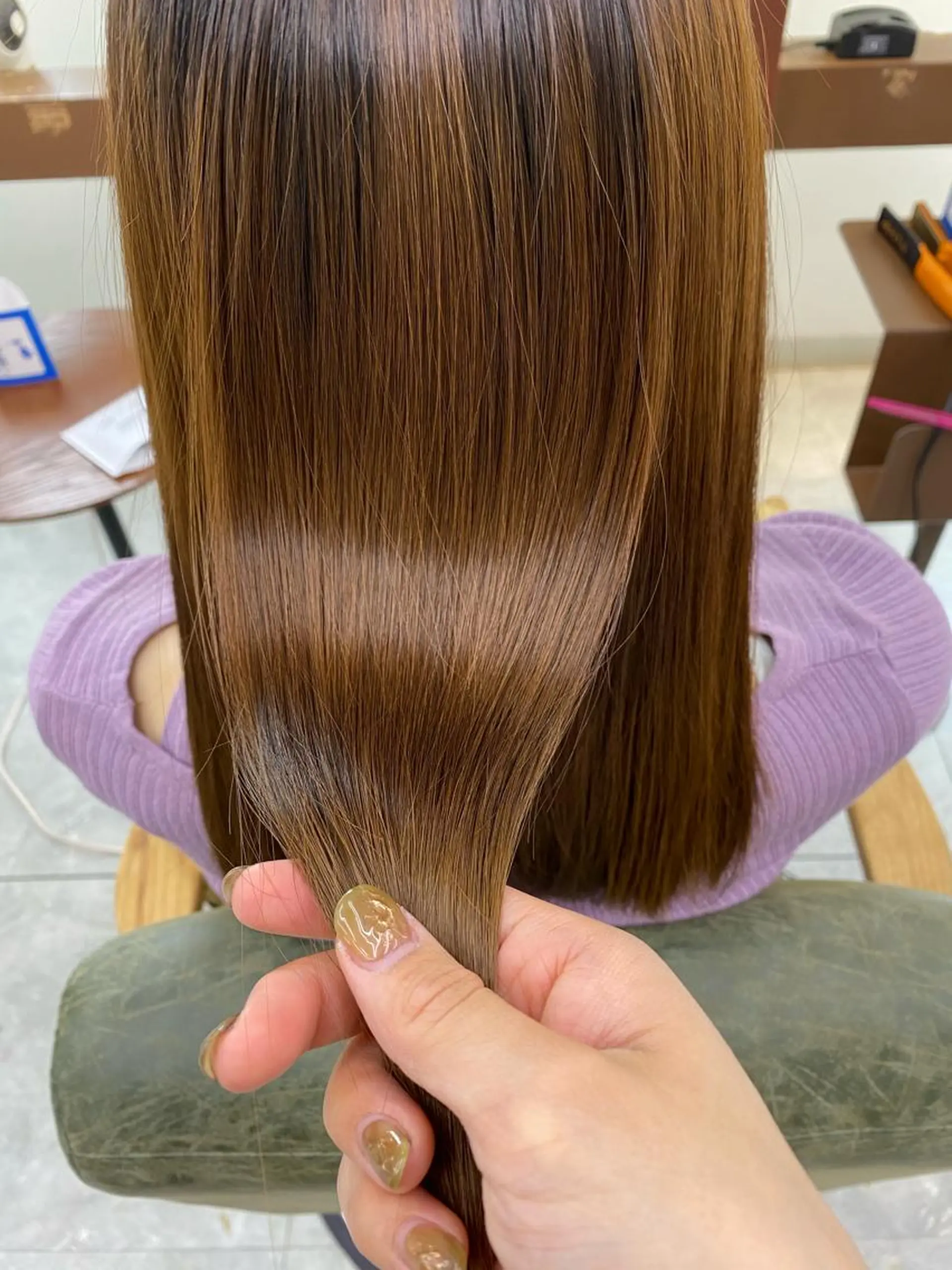 ロング 髪質改善 トリートメント Number CHIHIROのヘアスタイル