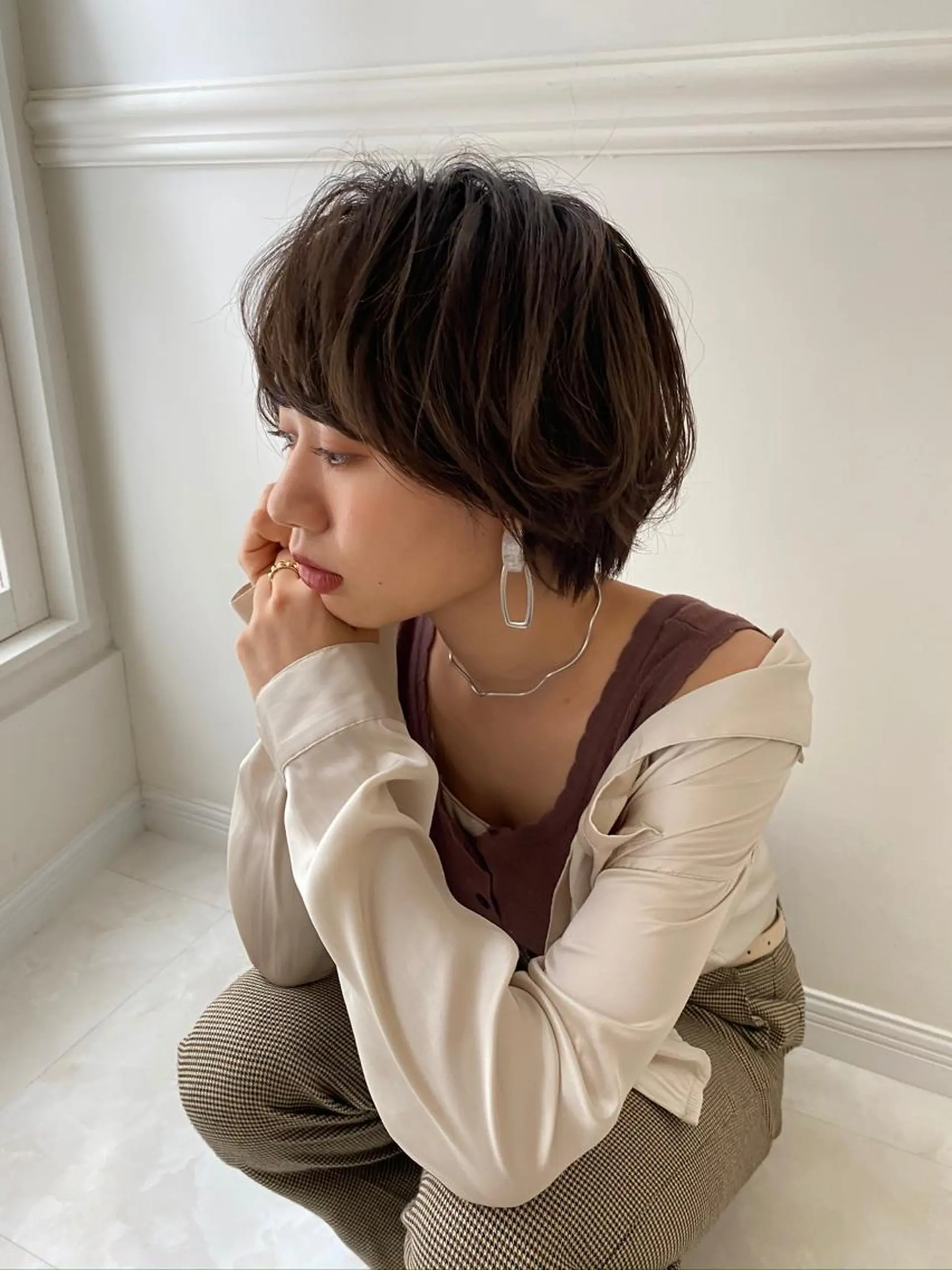 ショート ヘアカラー トリートメント ヘッドスパ putri店長 和田鈴采のヘアスタイル