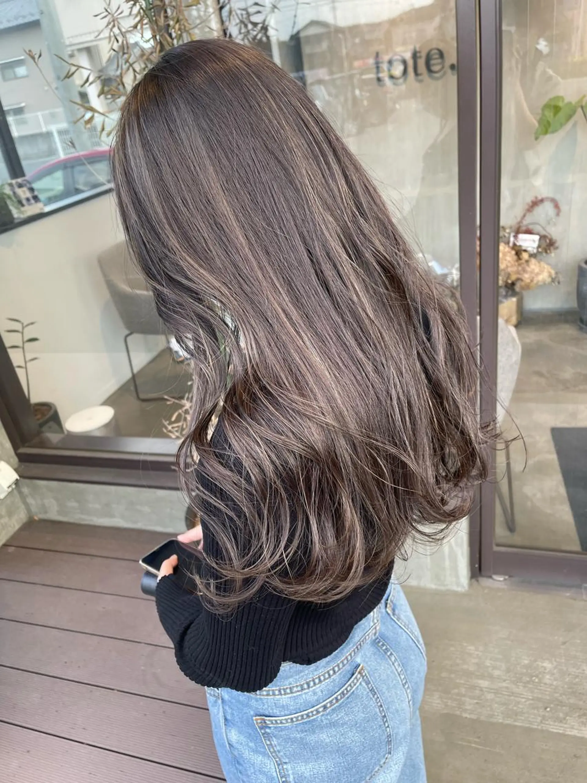 ロング 外国人風カラー ハイライト 各務原/カラー/ブリ ーチお任せください!のヘアスタイル