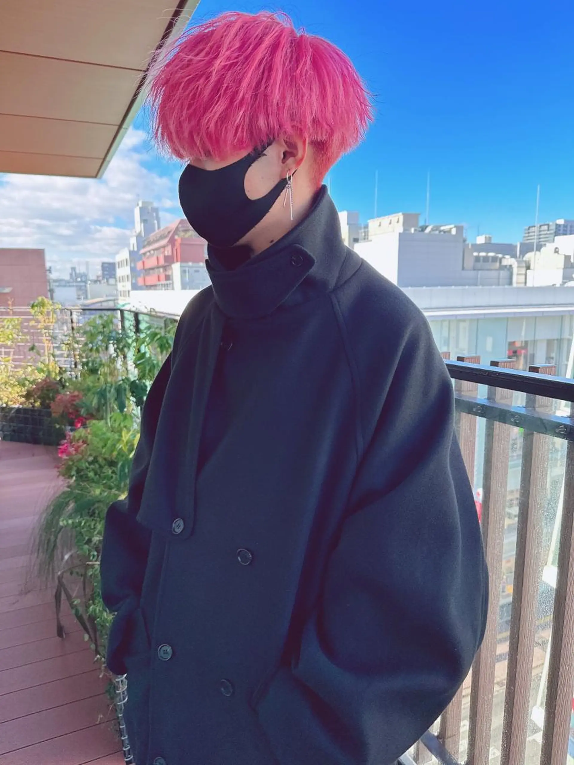 ミディアム カラー ヘアアレンジ メンズ ヘアカラー メンズZina代表 田端 麗治のヘアスタイル