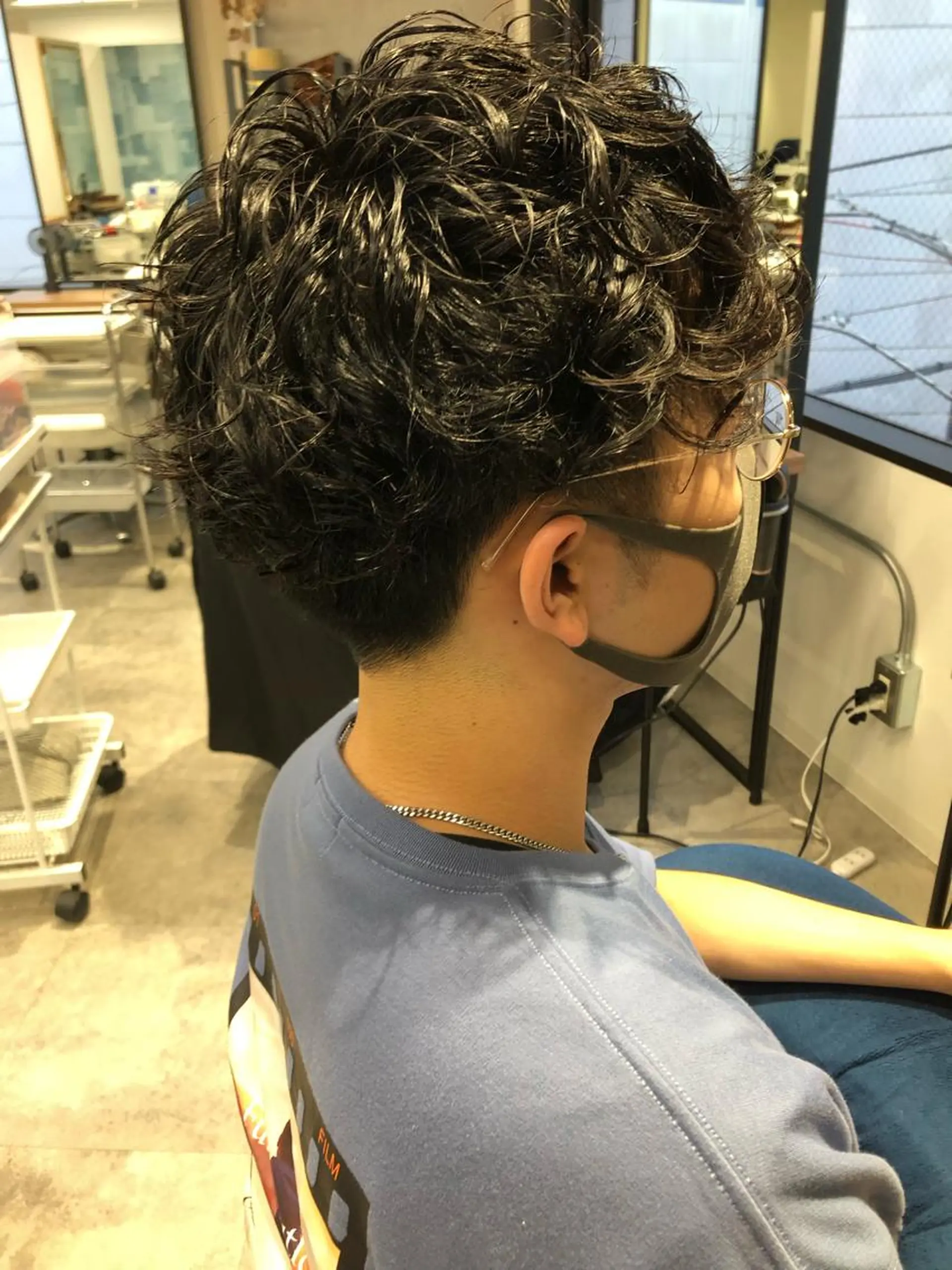 パーマ メンズ メンズパーマ スパイラルパーマ カット パーマ トリートメント Noy所属・Noyヨシモト ヒロトのヘアスタイル