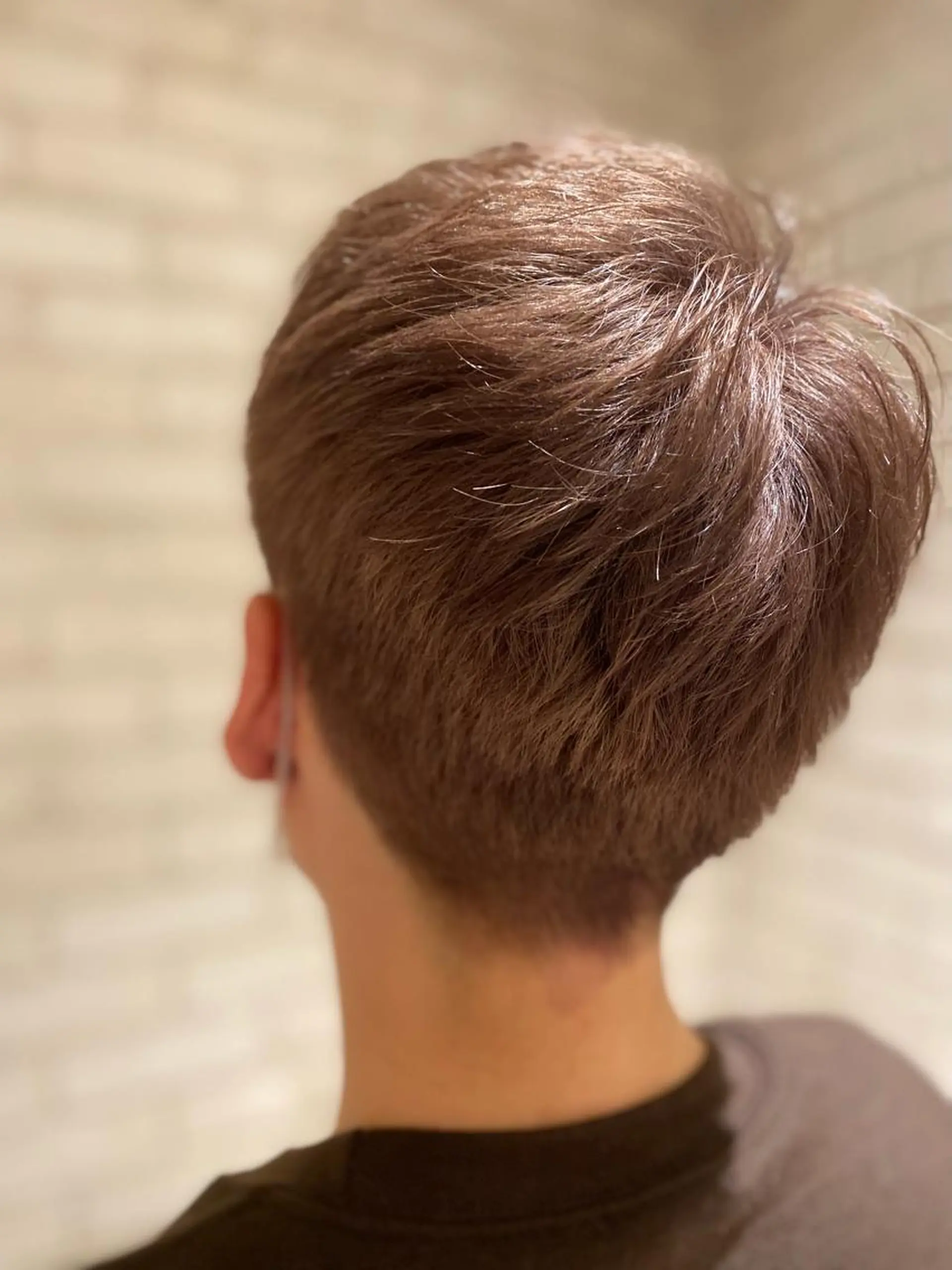 ショート メンズ カット ヘアカラー トリートメント 田中 アキオのヘアスタイル