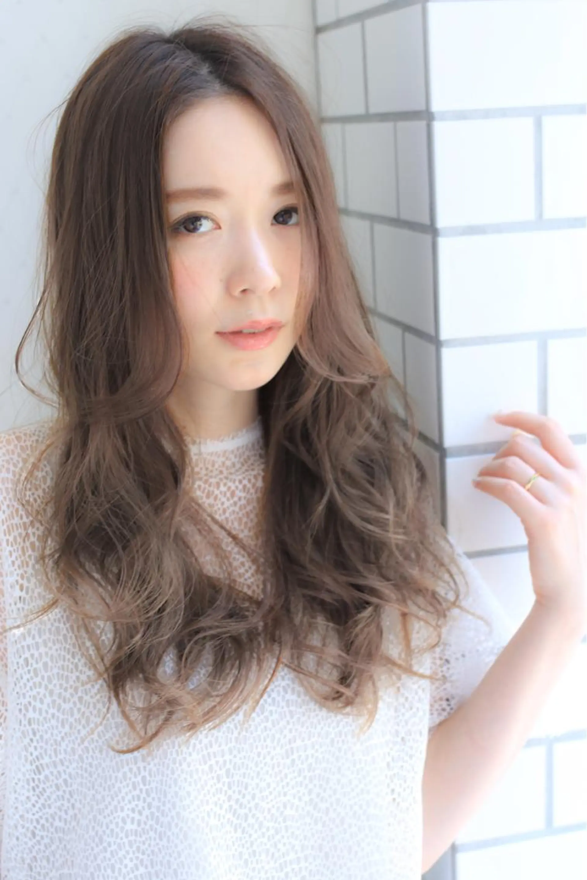 セミロング カラー ☆ハイトーン口コミ◎ WiLL/京橋のヘアスタイル