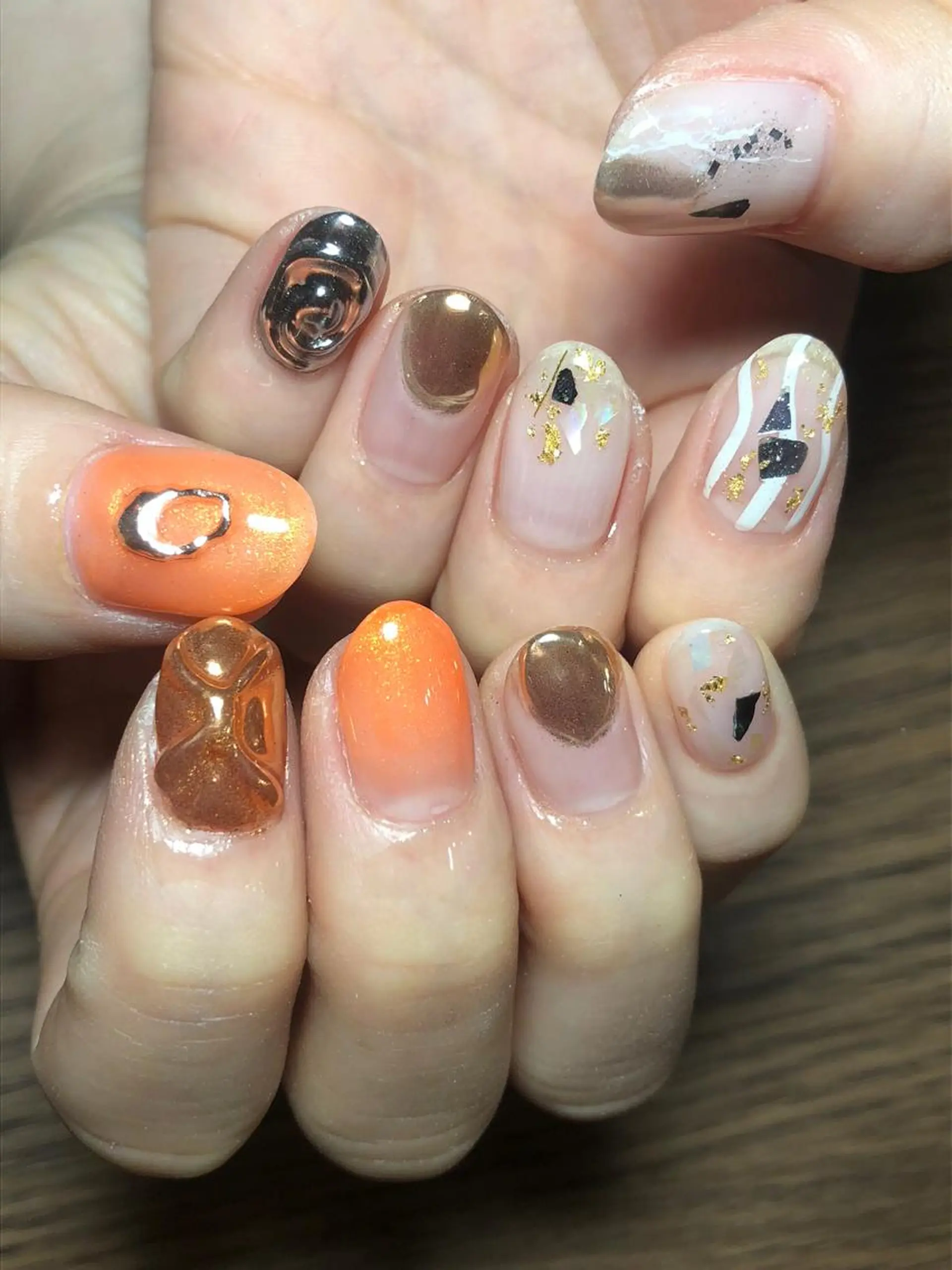 ミディアム ネイル Iwasaki Maiのネイルデザイン
