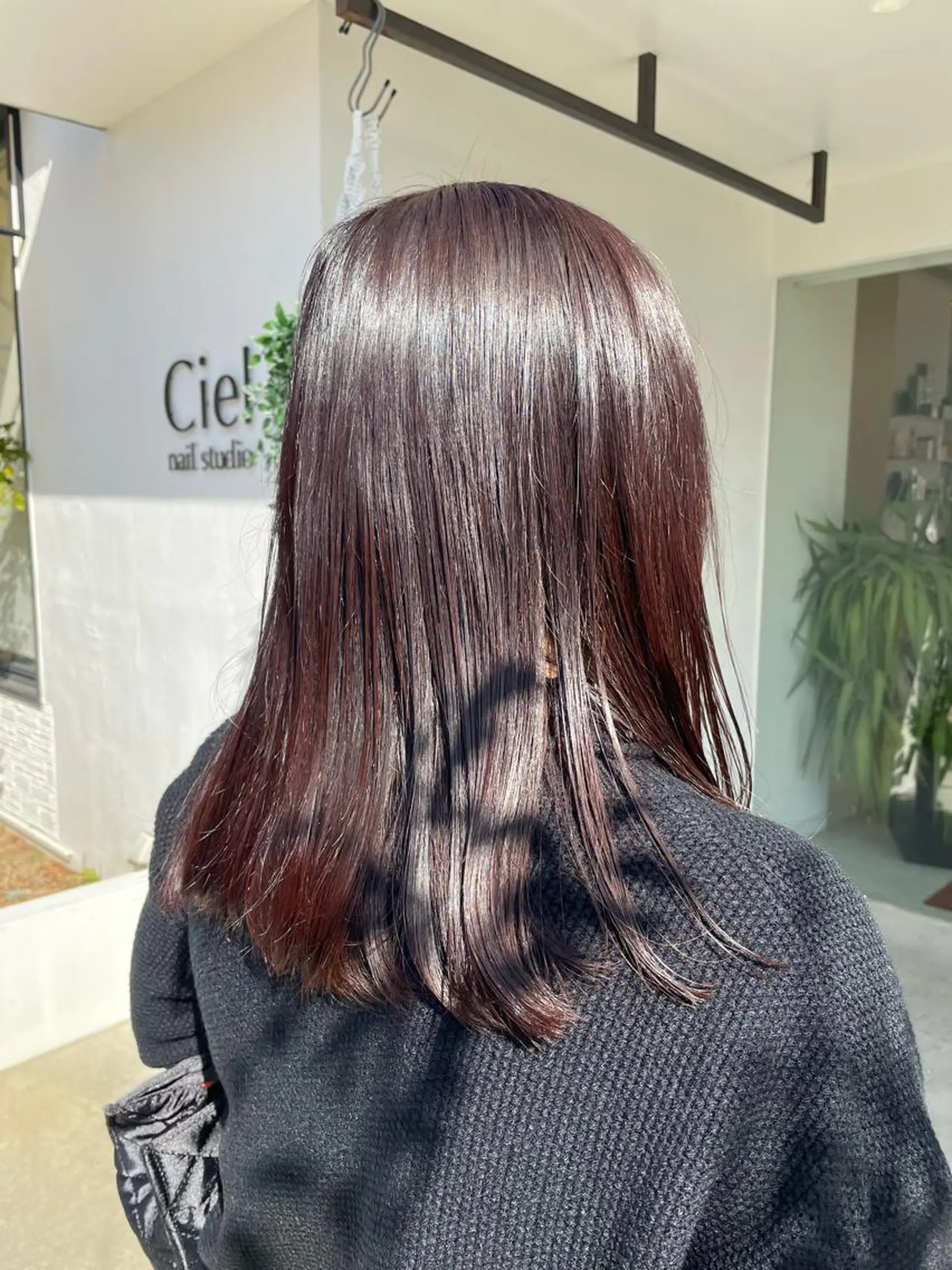 ミディアム カット ヘアカラー 木村 架音のヘアスタイル