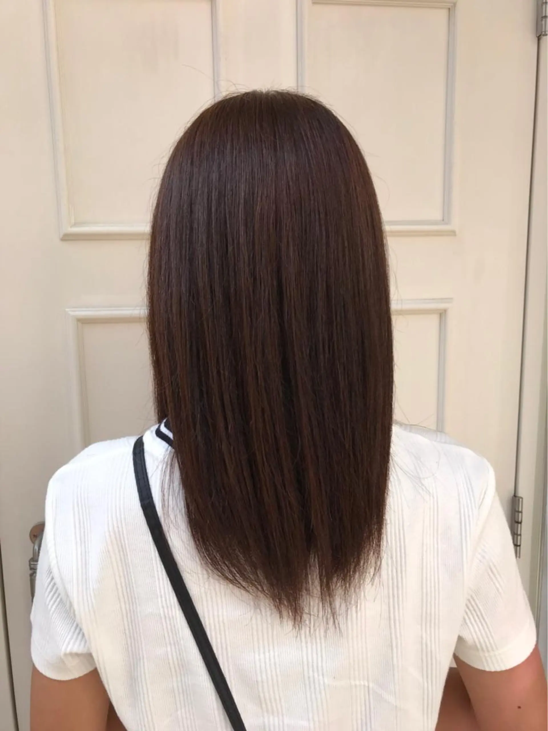 ミディアム カラー ブラウンカラー ココアブラウン 💈Blanco💈 カラー&ケア🌈のヘアスタイル