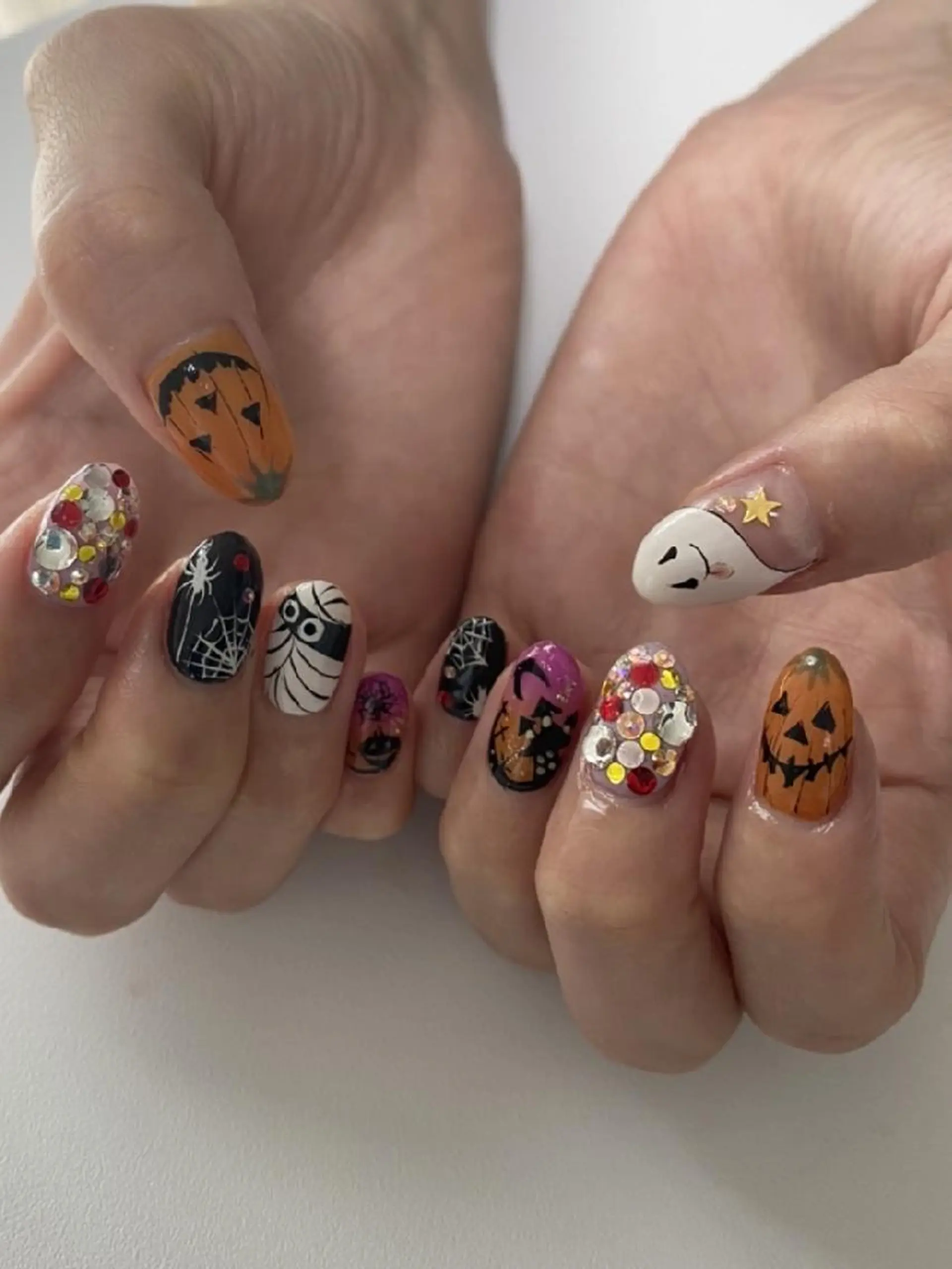 ネイル ハロウィン NailSalon Kotillのネイルデザイン