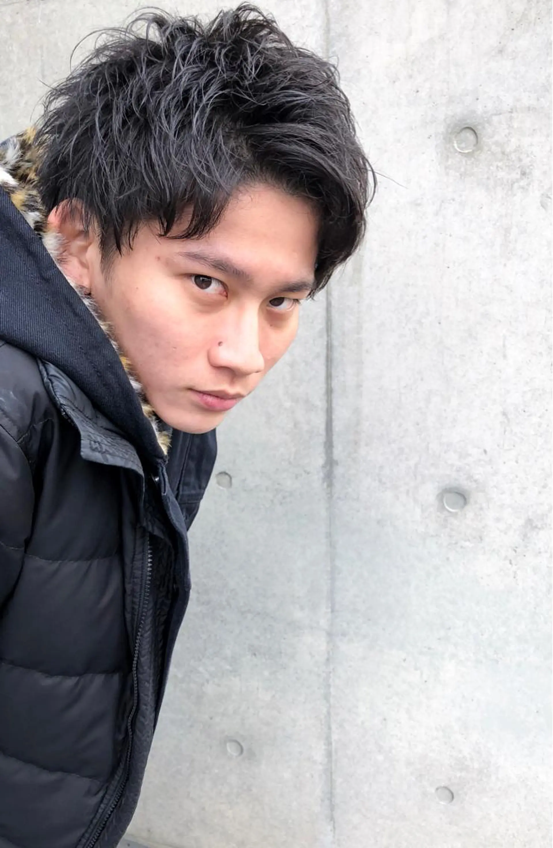 メンズ カット 森本裕/オーナー/ スパイラルパーマのヘアスタイル