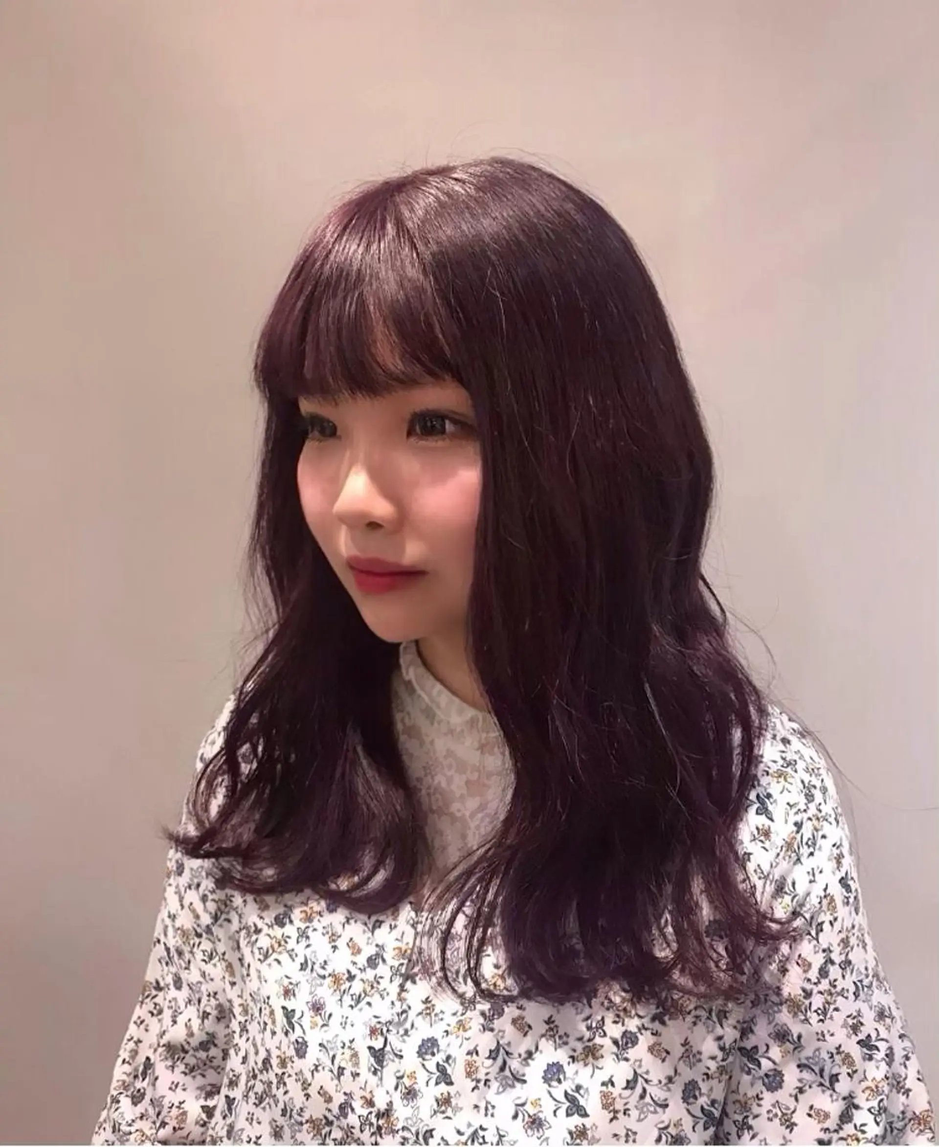 セミロング カラー ブリーチ ♡ma ki♡のヘアスタイル