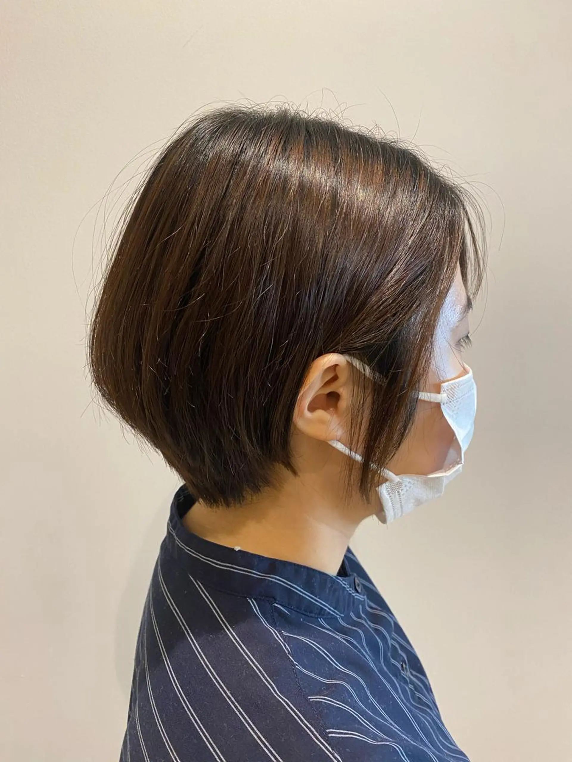 ショート 丸みショート ショートヘア 縮毛矯正 カット 縮毛矯正 トリートメント 艶髪🌿美髪 大塚礼乃【西荻窪】のヘアスタイル