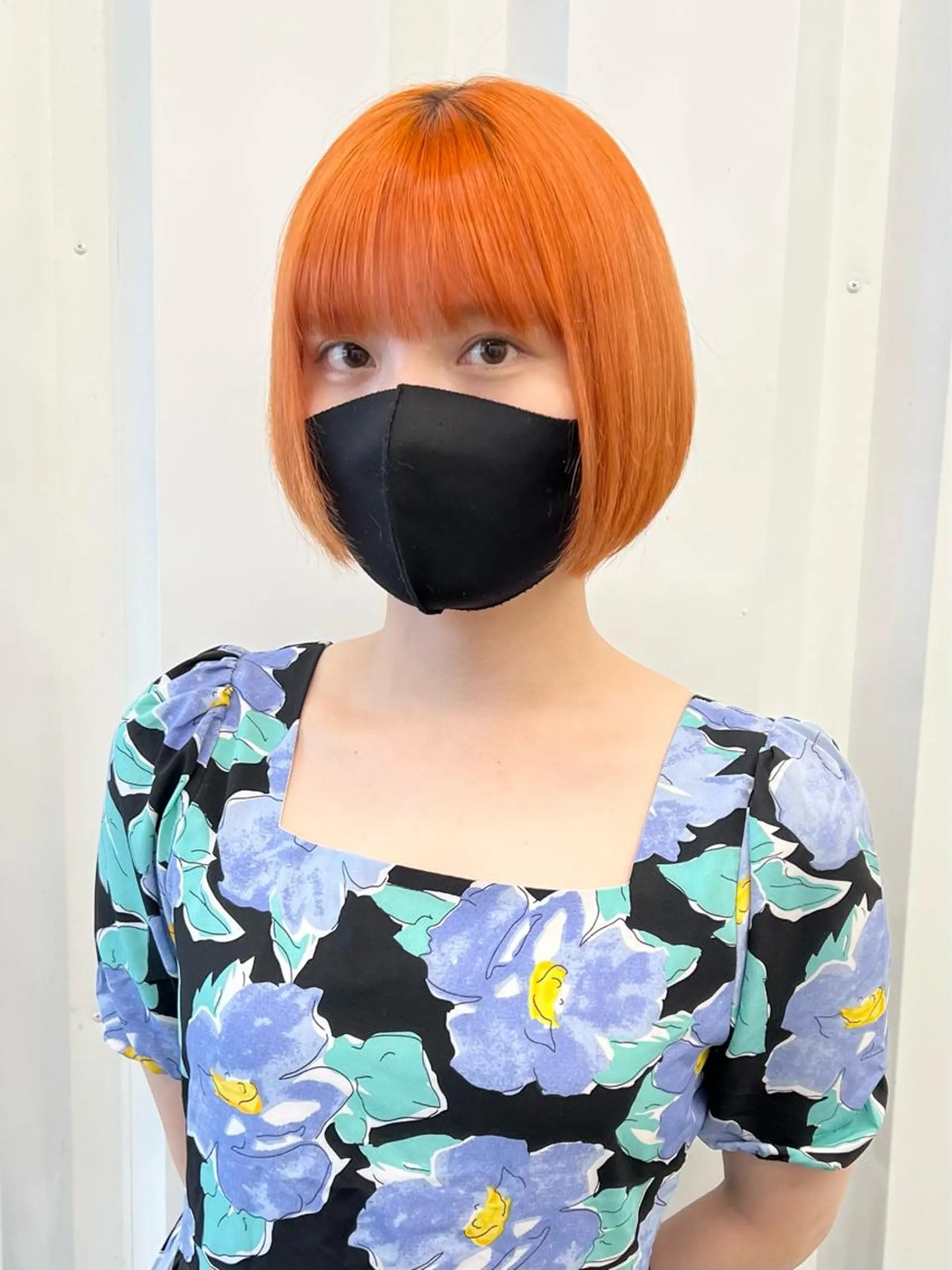 ショート カラー ヘアアレンジ ブリーチ ケアブリーチ オレンジ カット ヘアカラー トリートメント HARU//原宿🤍 リピート率NO.1のヘアスタイル