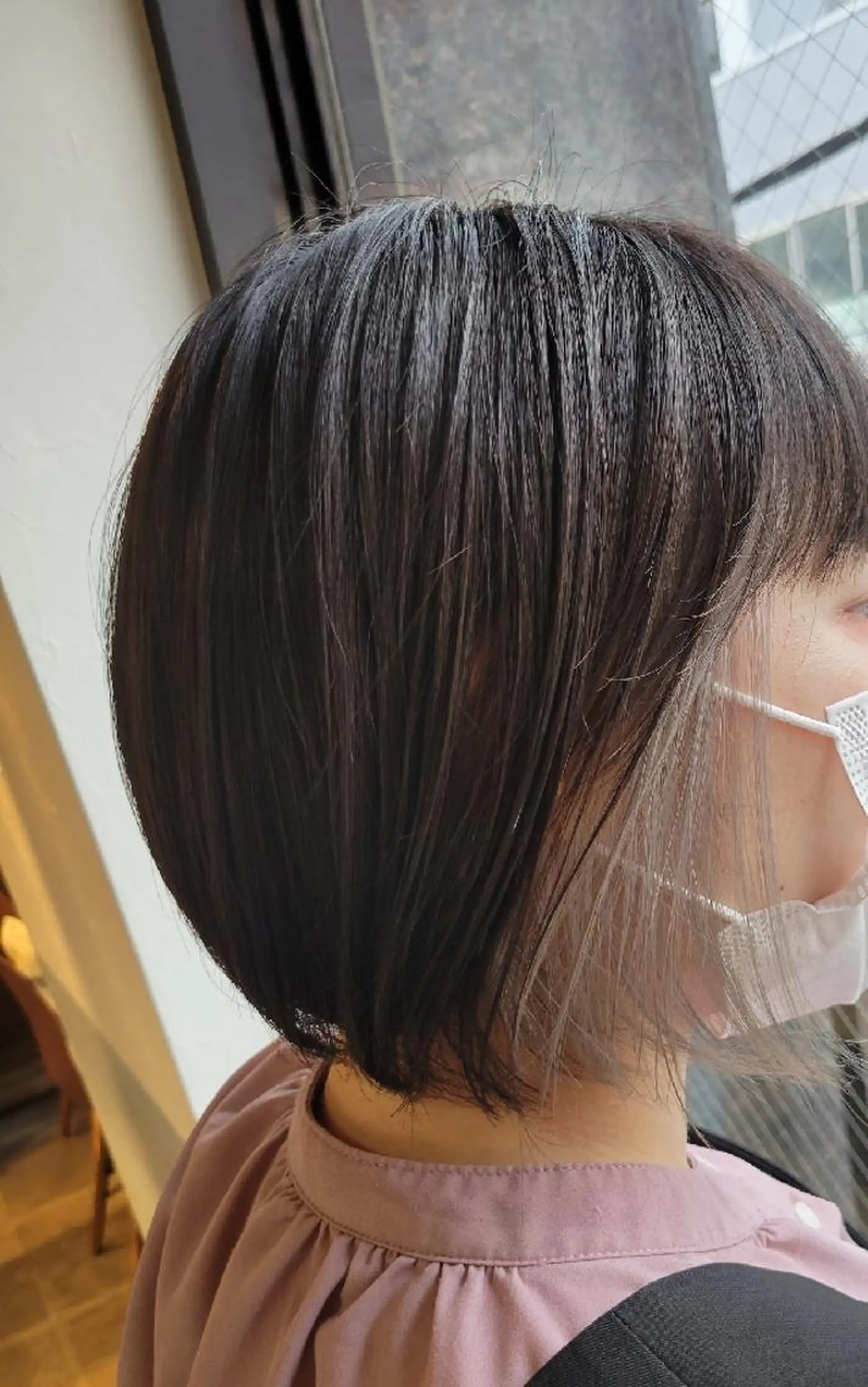 ショート カット ヘアカラー トリートメント alushe 岡 陽子のヘアスタイル