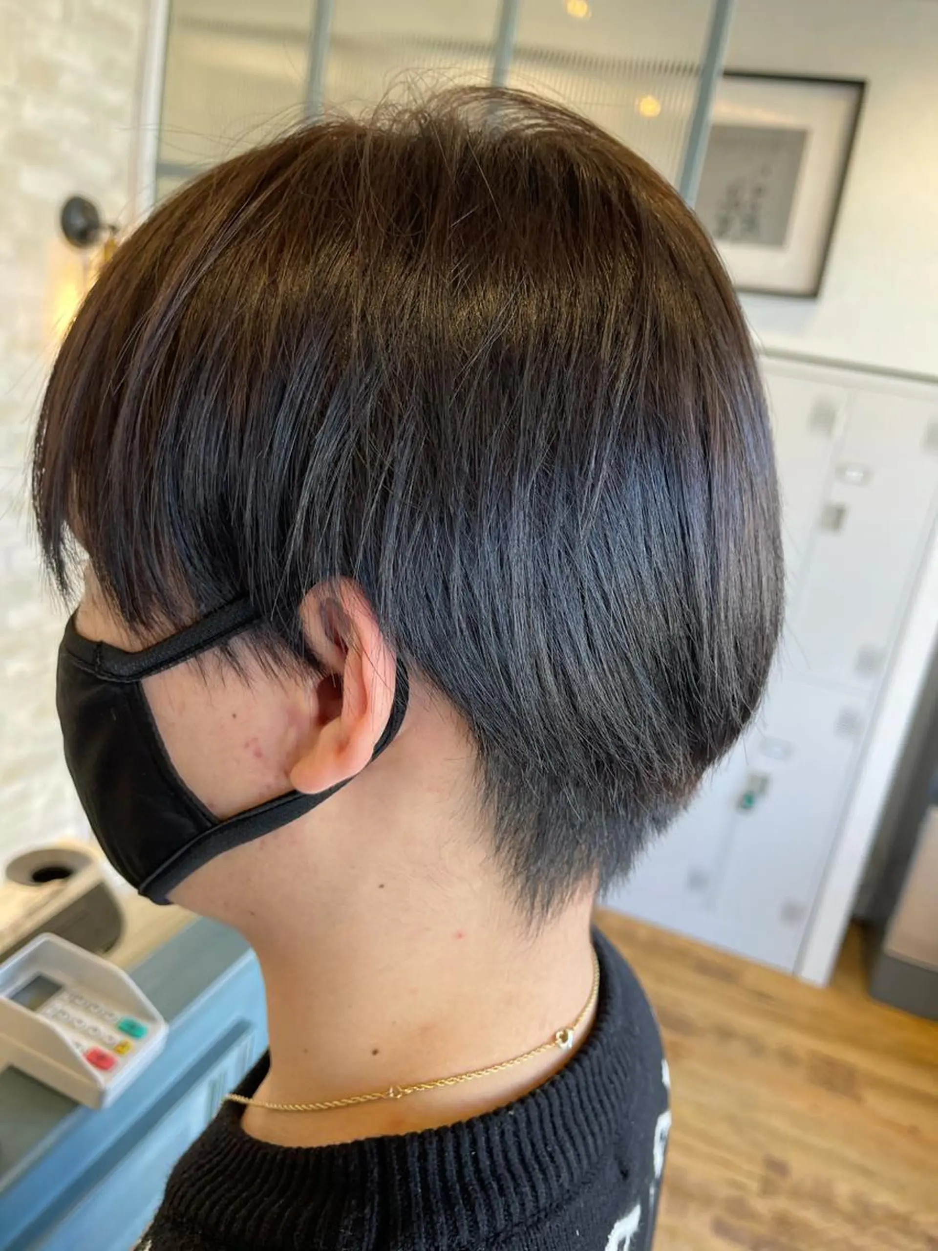 ショート カラー メンズ メンズブリーチ ブリーチ ヘアカラー トリートメント Unfrose(アンフローズ)所属・猪ノ原 弘子のヘアスタイル