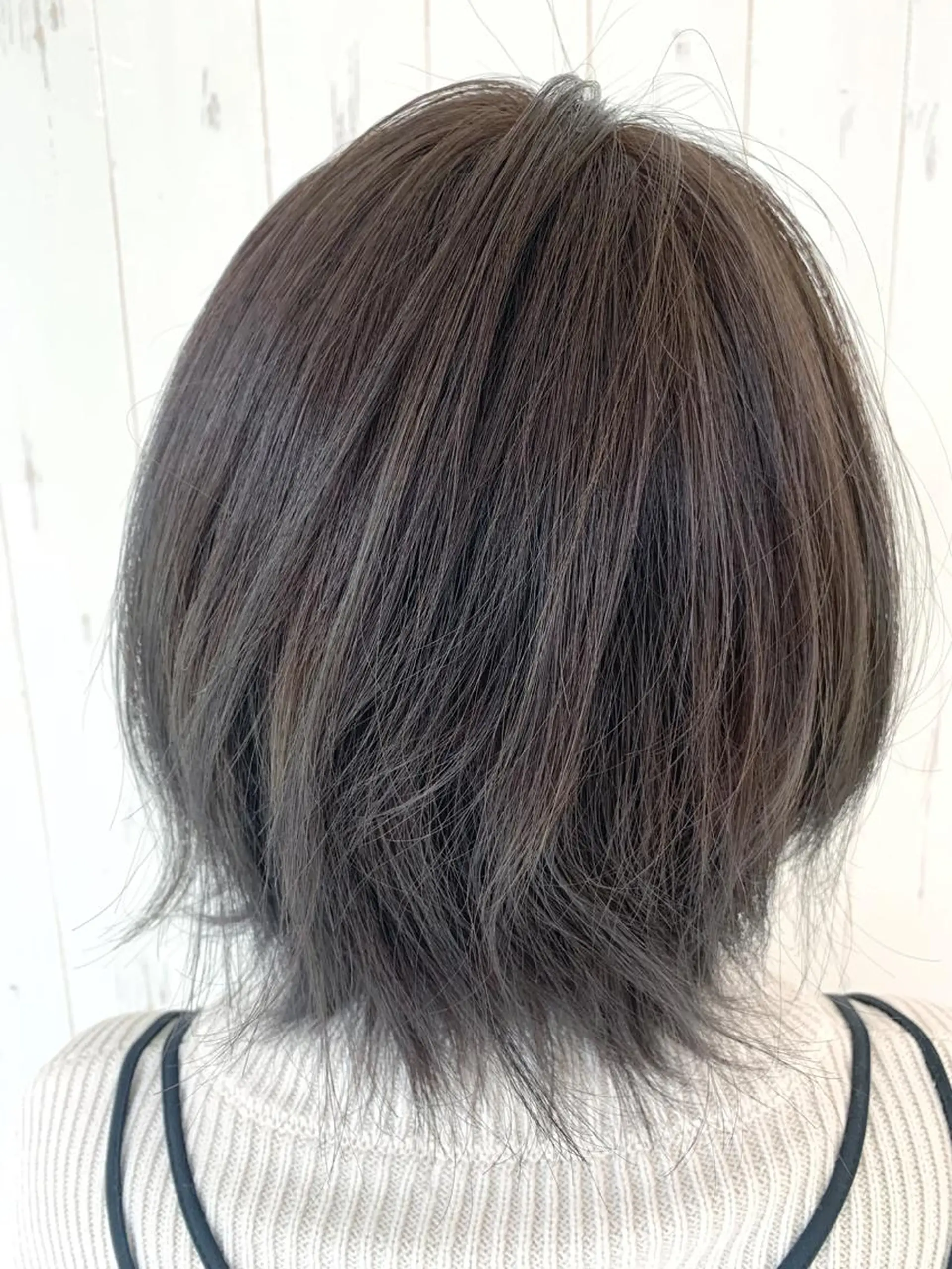 ショート アッシュ 髪質改善/ハイライト 小林秀樹のヘアスタイル