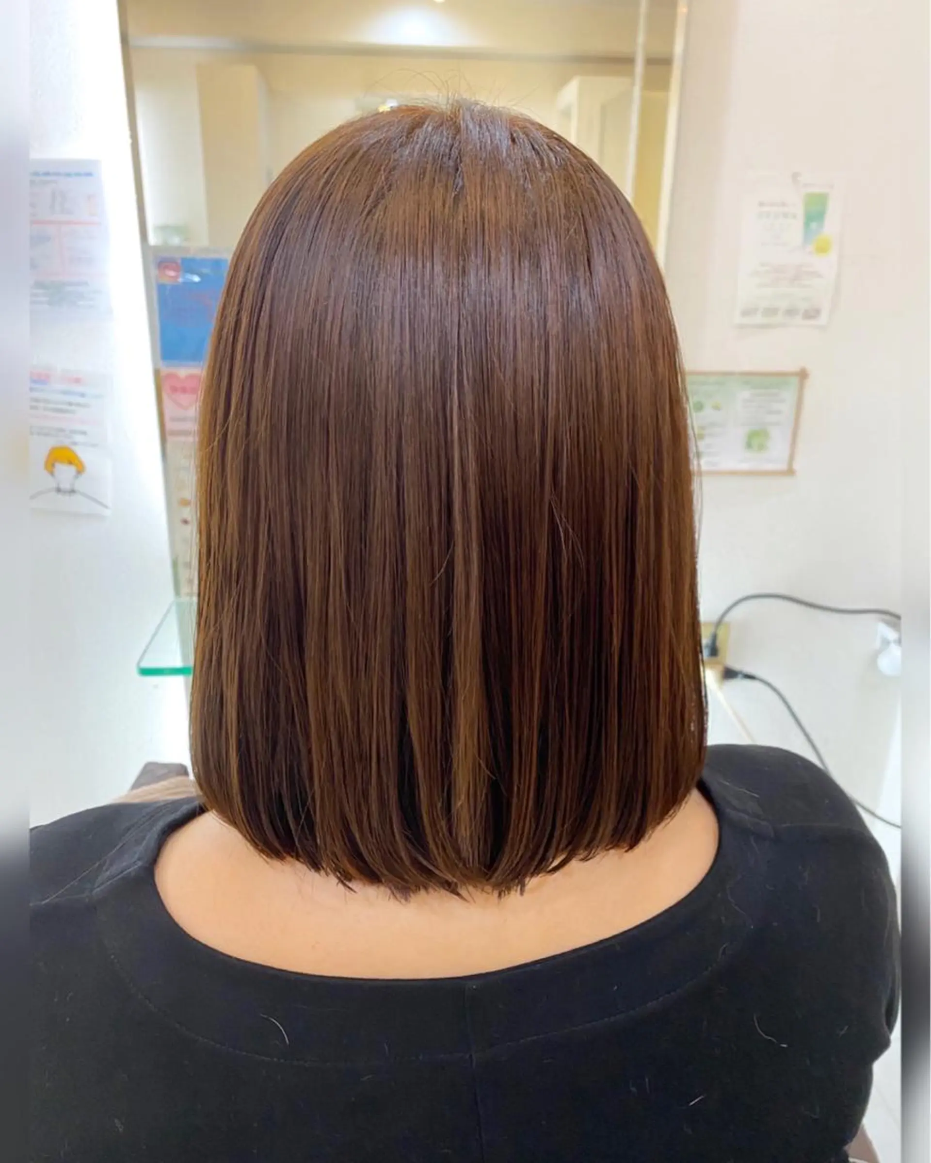 ミディアム 髪質改善 カット 縮毛矯正 🎀新松戸 リラジュネス🎀のヘアスタイル