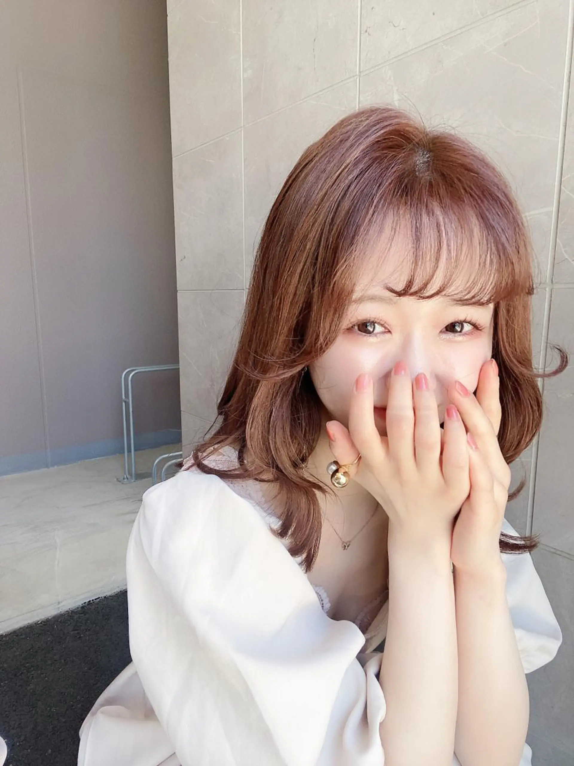 ミディアム Aujuaソムリエ/ HARUNO/艶髪のヘアスタイル