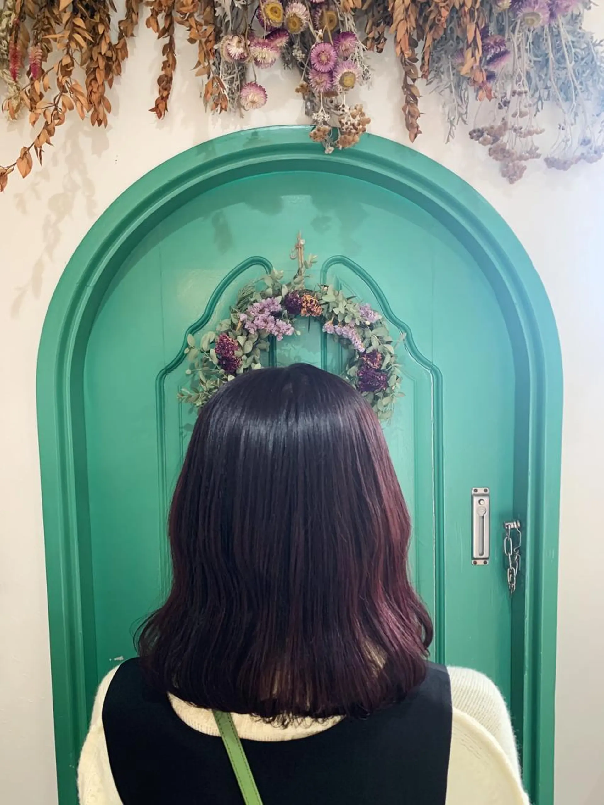 ミディアム ヘアカラー 佐藤 美咲のヘアスタイル