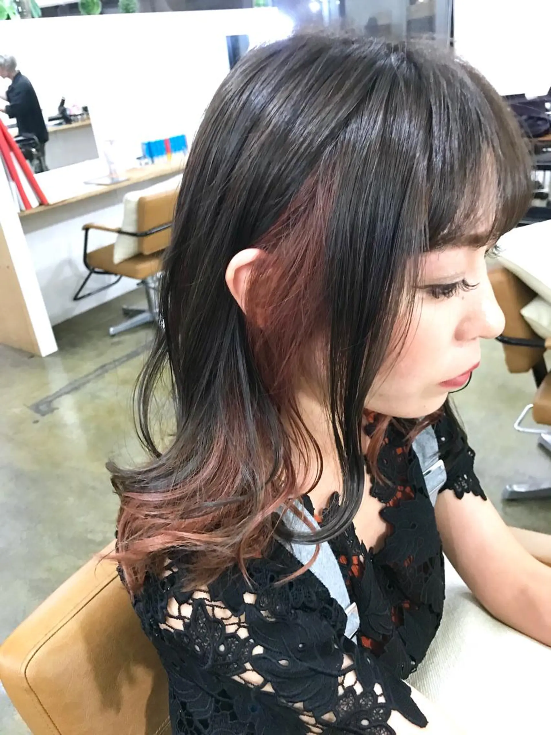 ミディアム カラー 💎髪質改善💎 デザイナーshinのヘアスタイル