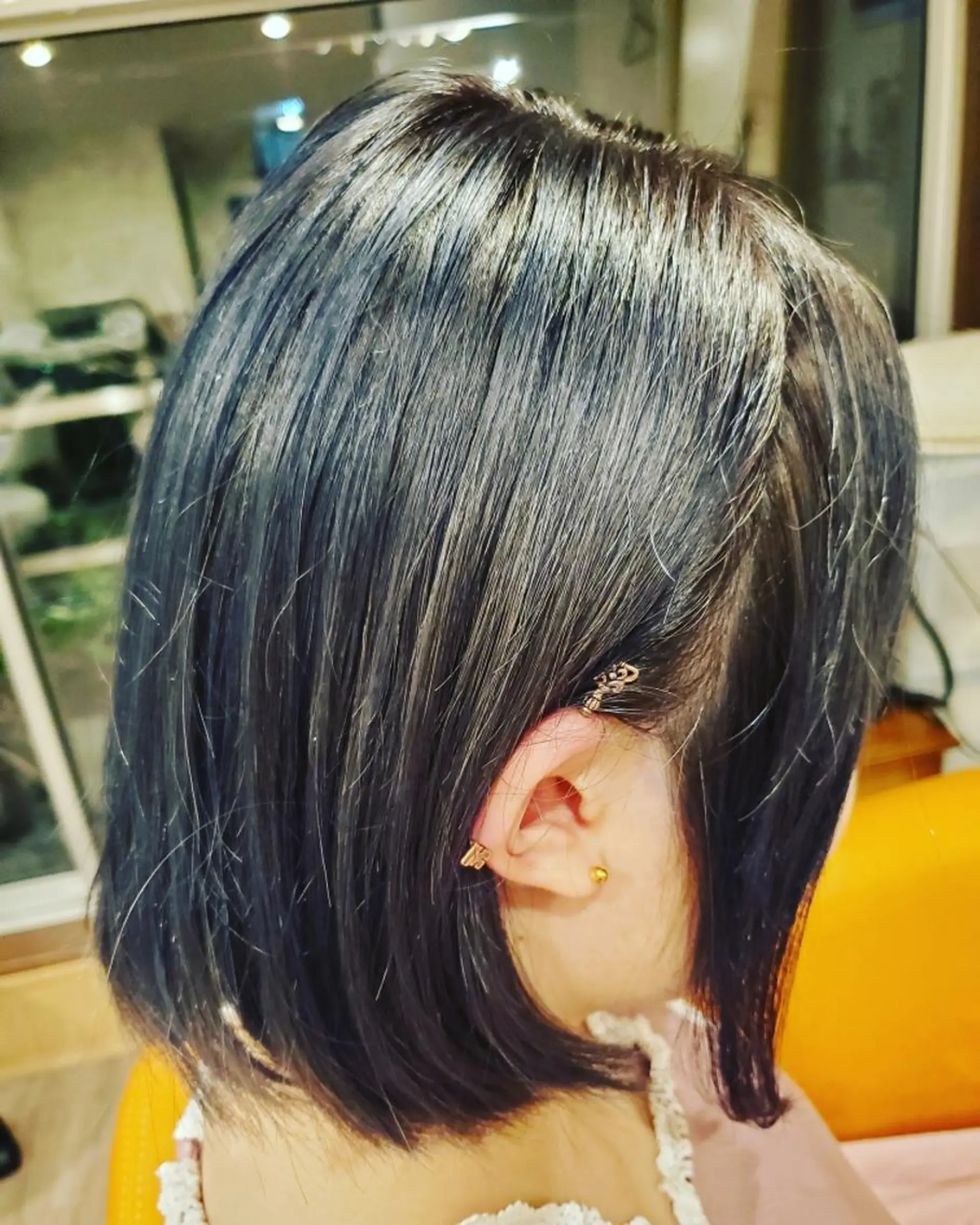 ショート カラー アディクシーカラー ブルーカラー 外国人風カラー トリートメント カット ヘアカラー トリートメント spa hair  ark 富井直美のヘアスタイル
