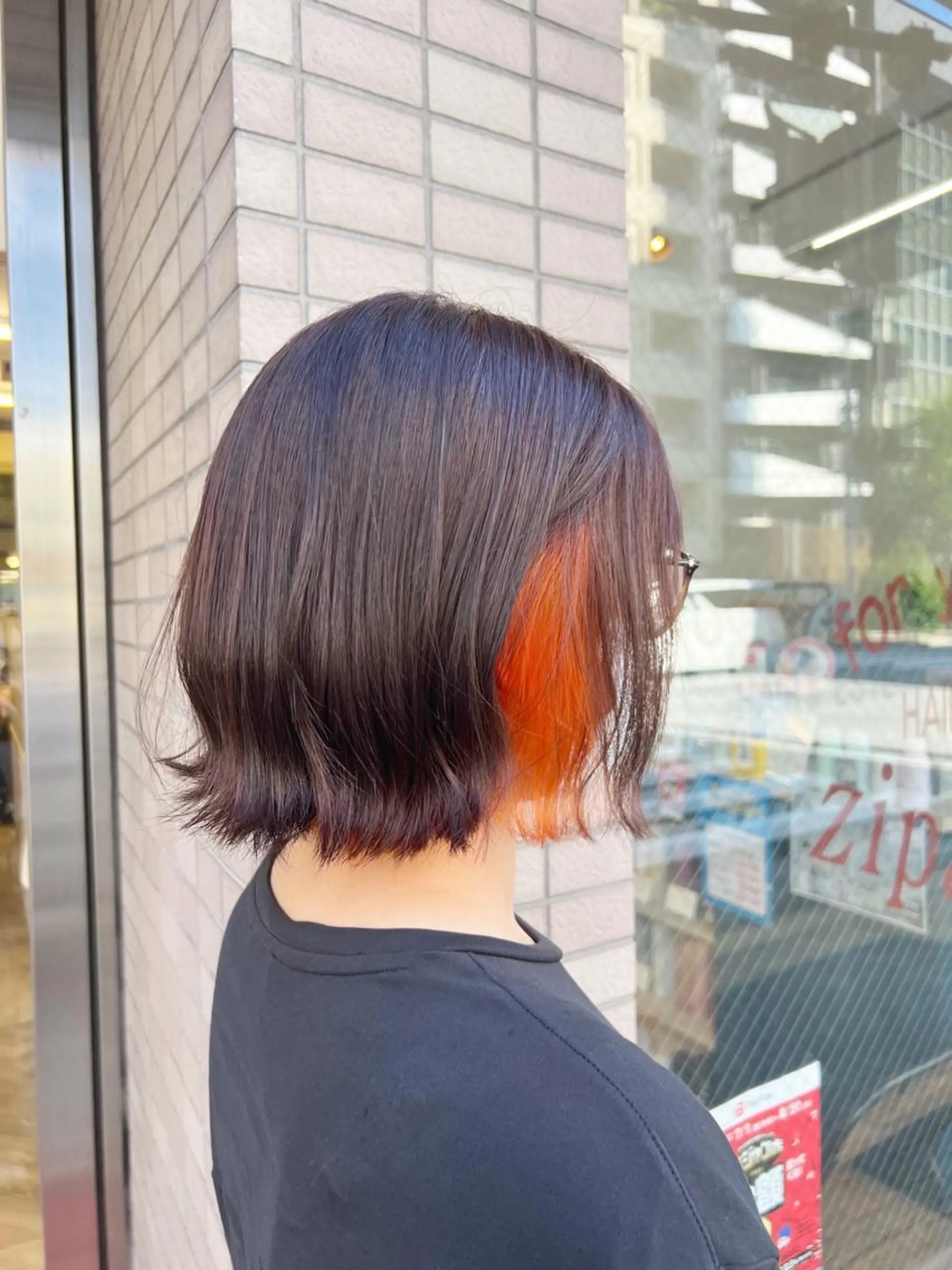 ショート カラー インナーカラー RYUCK所属・暖色＊艶カラー /ちとせ🎀🤍のヘアスタイル